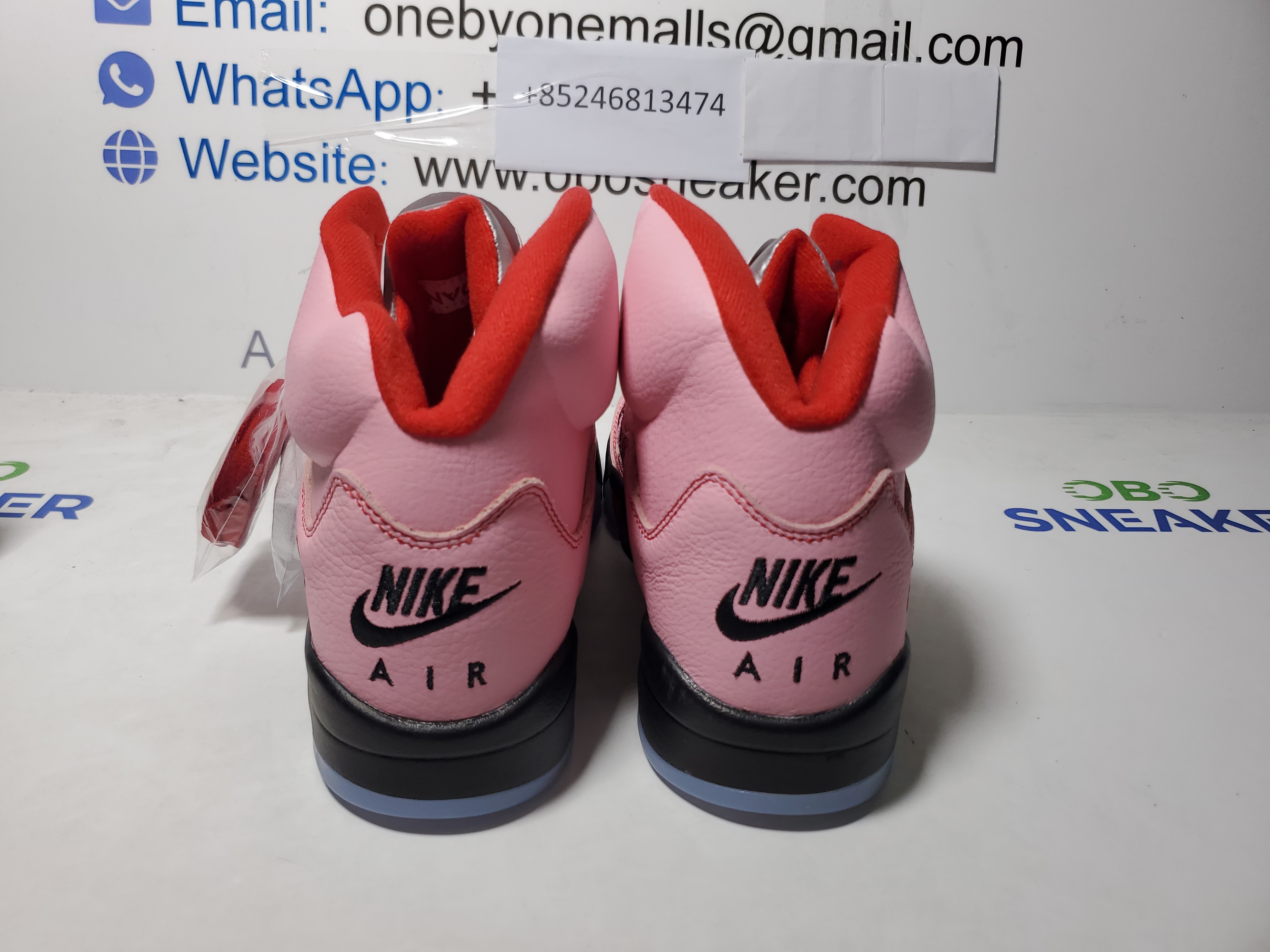 Top Version Air Jordan 5 Retro x Awake NY Arctic Pink DV4982-600 review Obosneaker 02