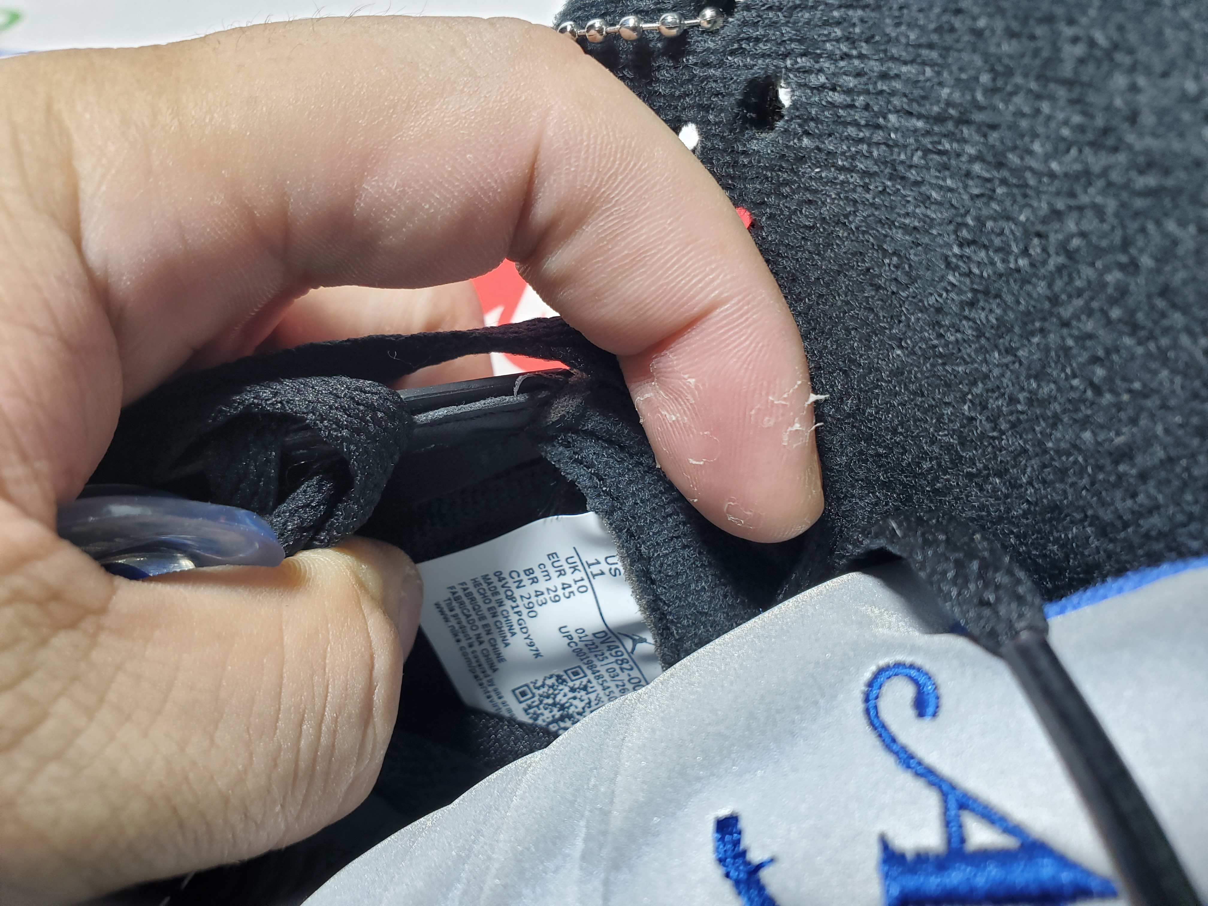 Air Jordan 5 Retro x Awake NY Black Racer Blue DV4982-004  review Obosneaker 05