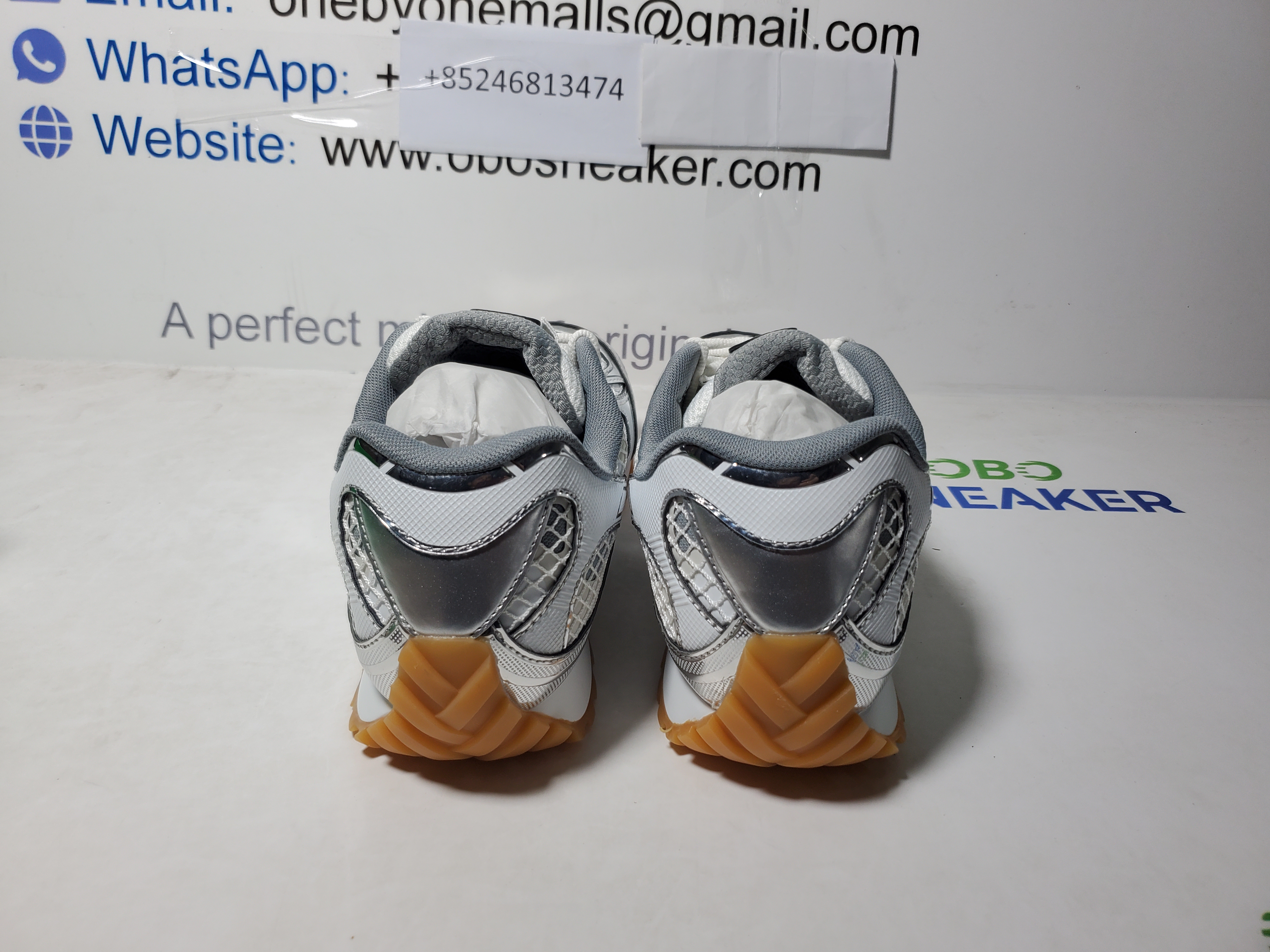 【FLASH SALE】Bottega Veneta Orbit Silver White (Women's)  755915V2X401425 review Obosneaker 02