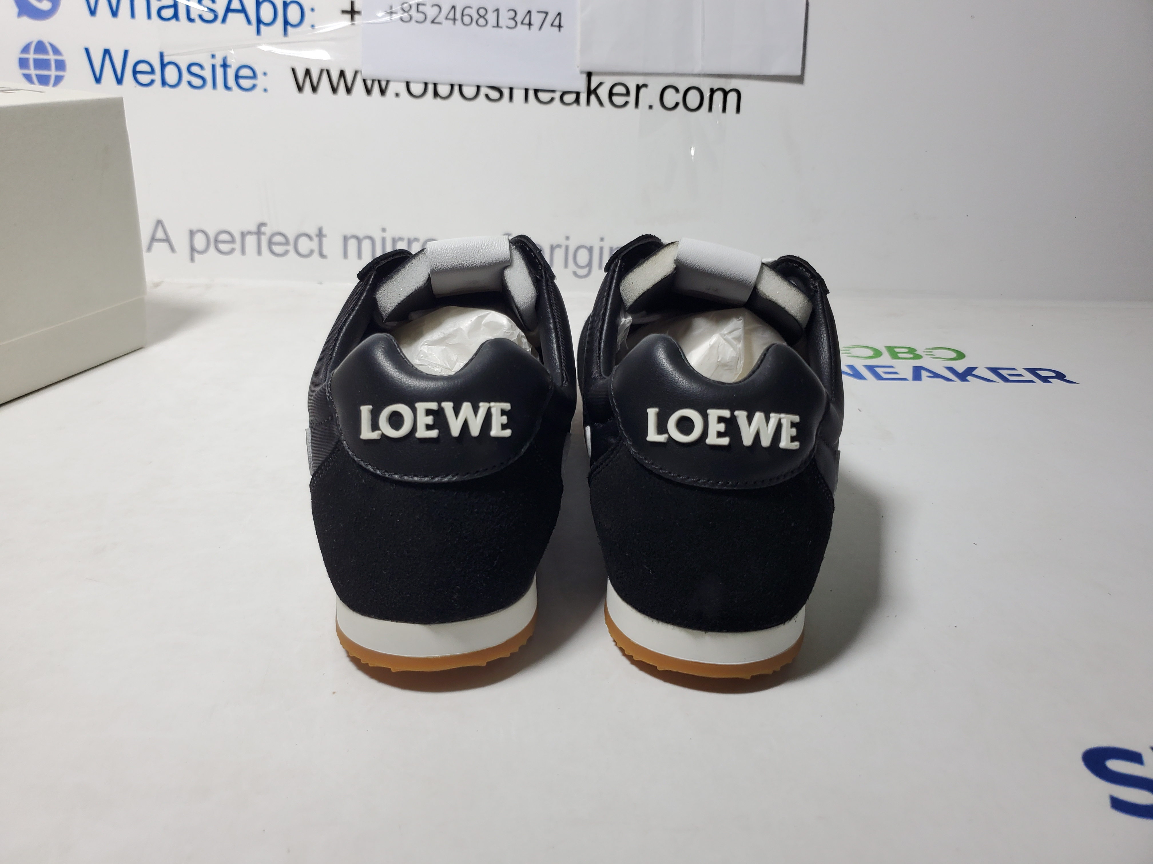 Loewe Ballet Runner 2.0 Black And White LLBR282X01-1102 review Obosneaker 02