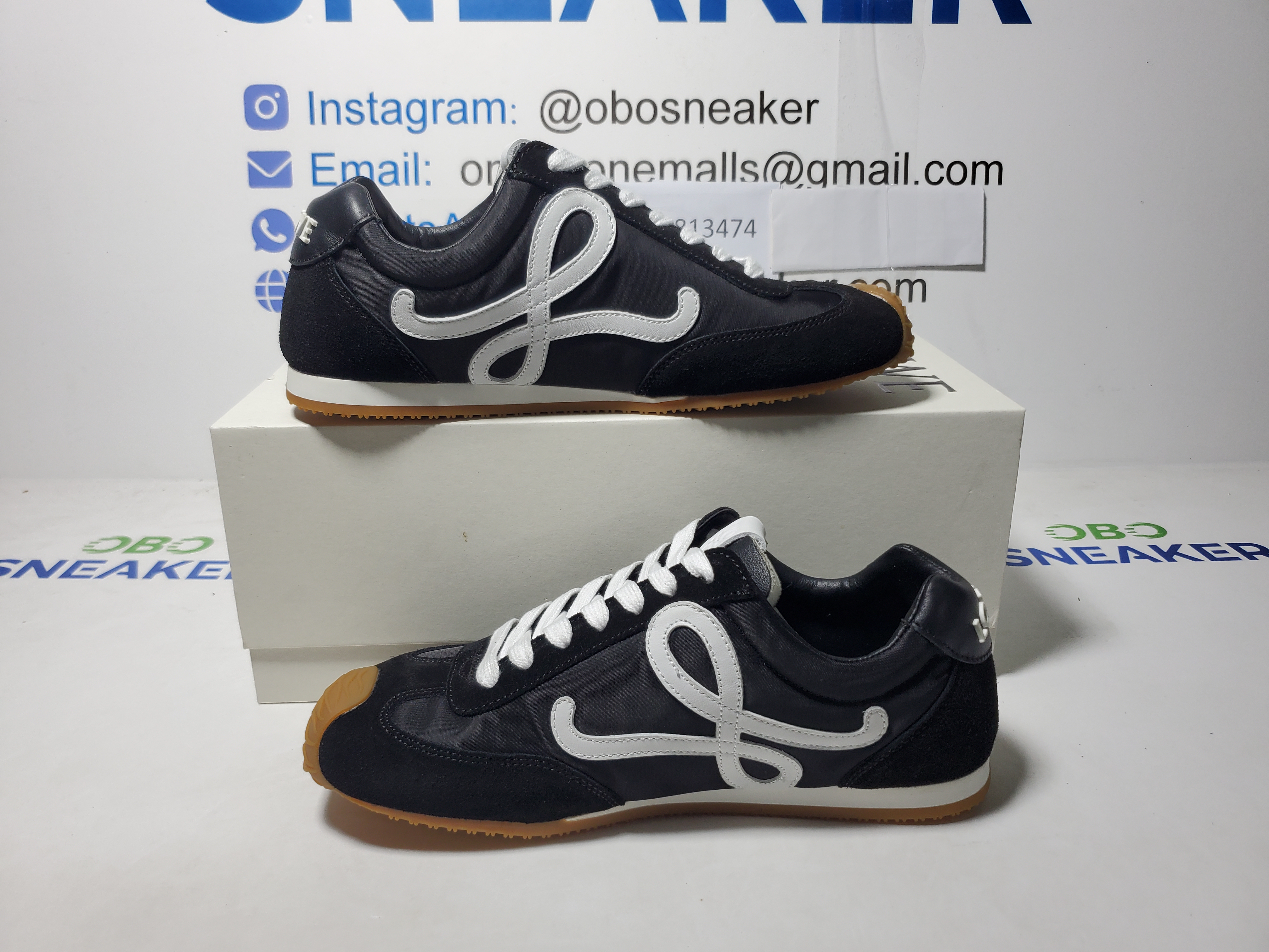 Loewe Ballet Runner 2.0 Black And White LLBR282X01-1102 review Obosneaker 00