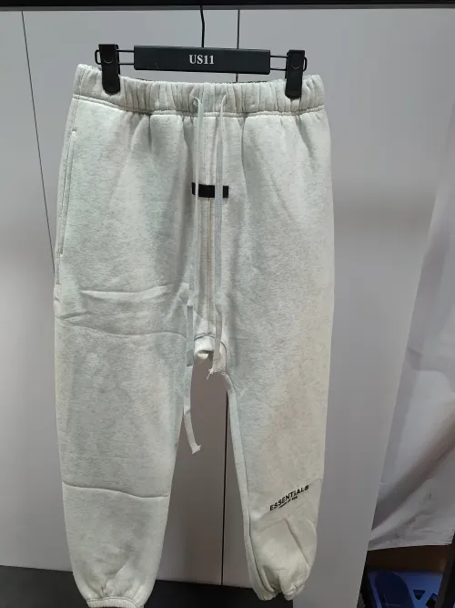 OBO Fear of God Essentials Off-White Drawstring Lounge Pants review 