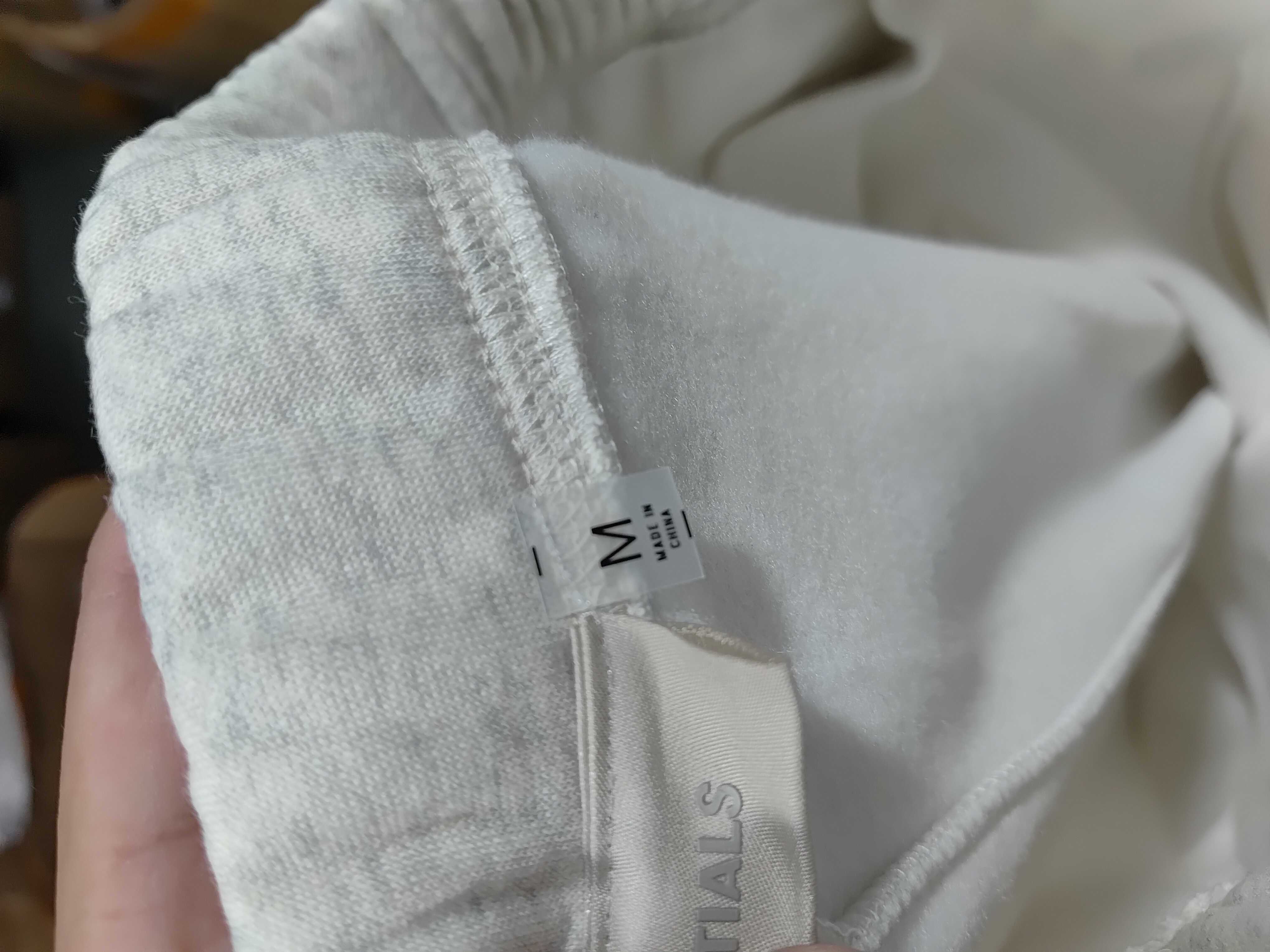 OBO Fear of God Essentials Off-White Drawstring Lounge Pants review Obosneaker 01
