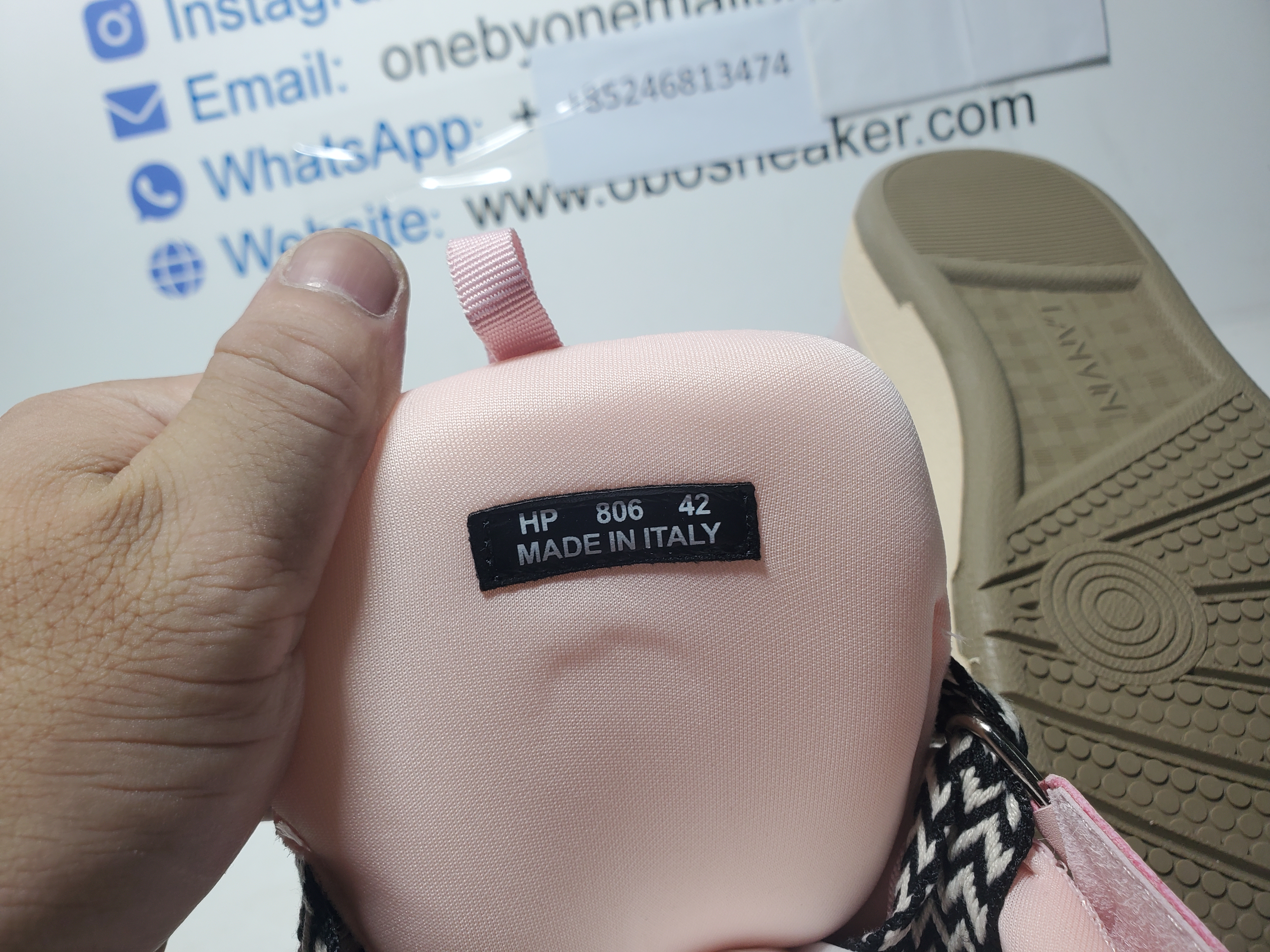 LANVIN White White Powder review Obosneaker 05