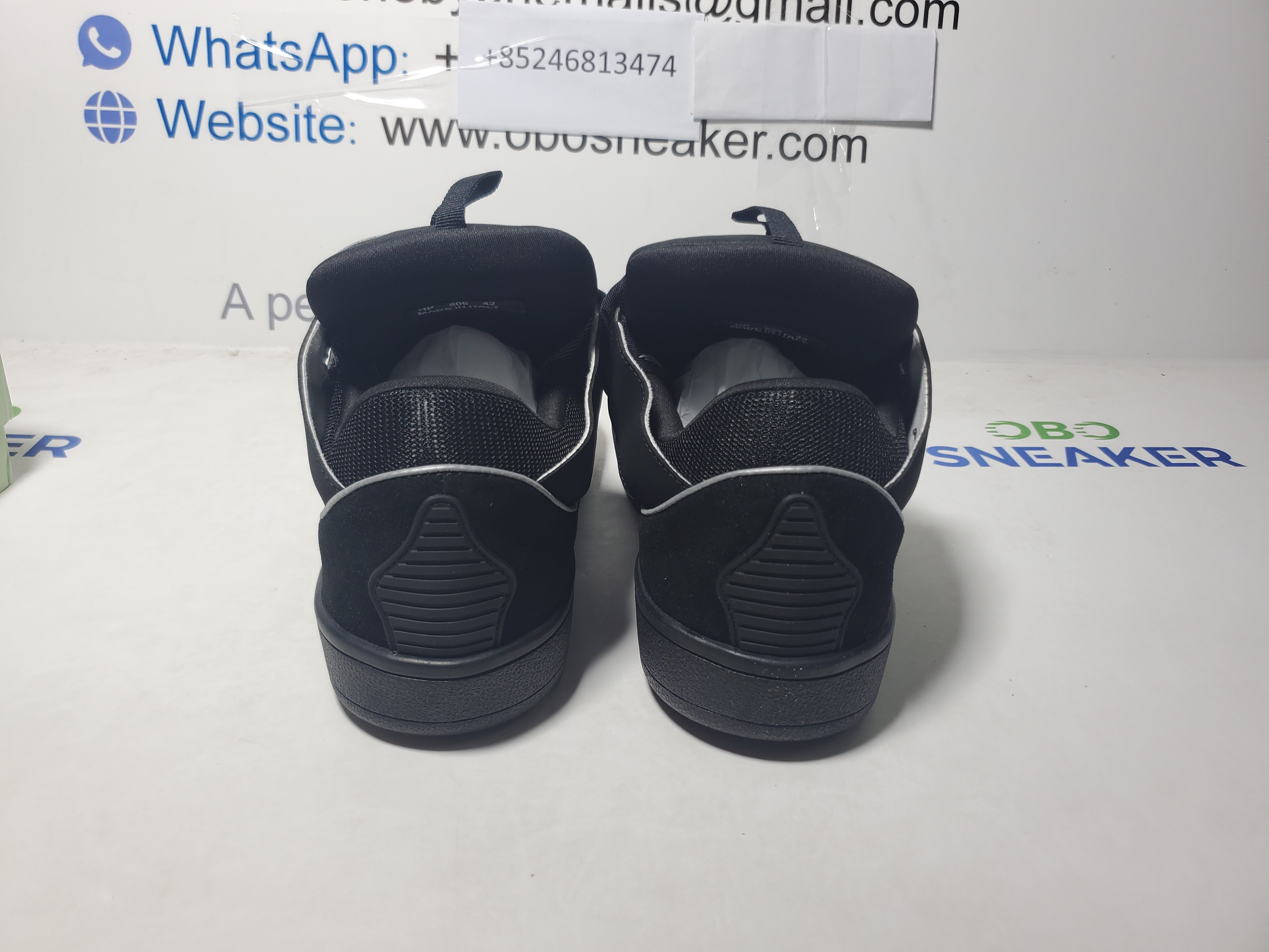 【FLASH SALE】LANVIN White Black review Obosneaker 02