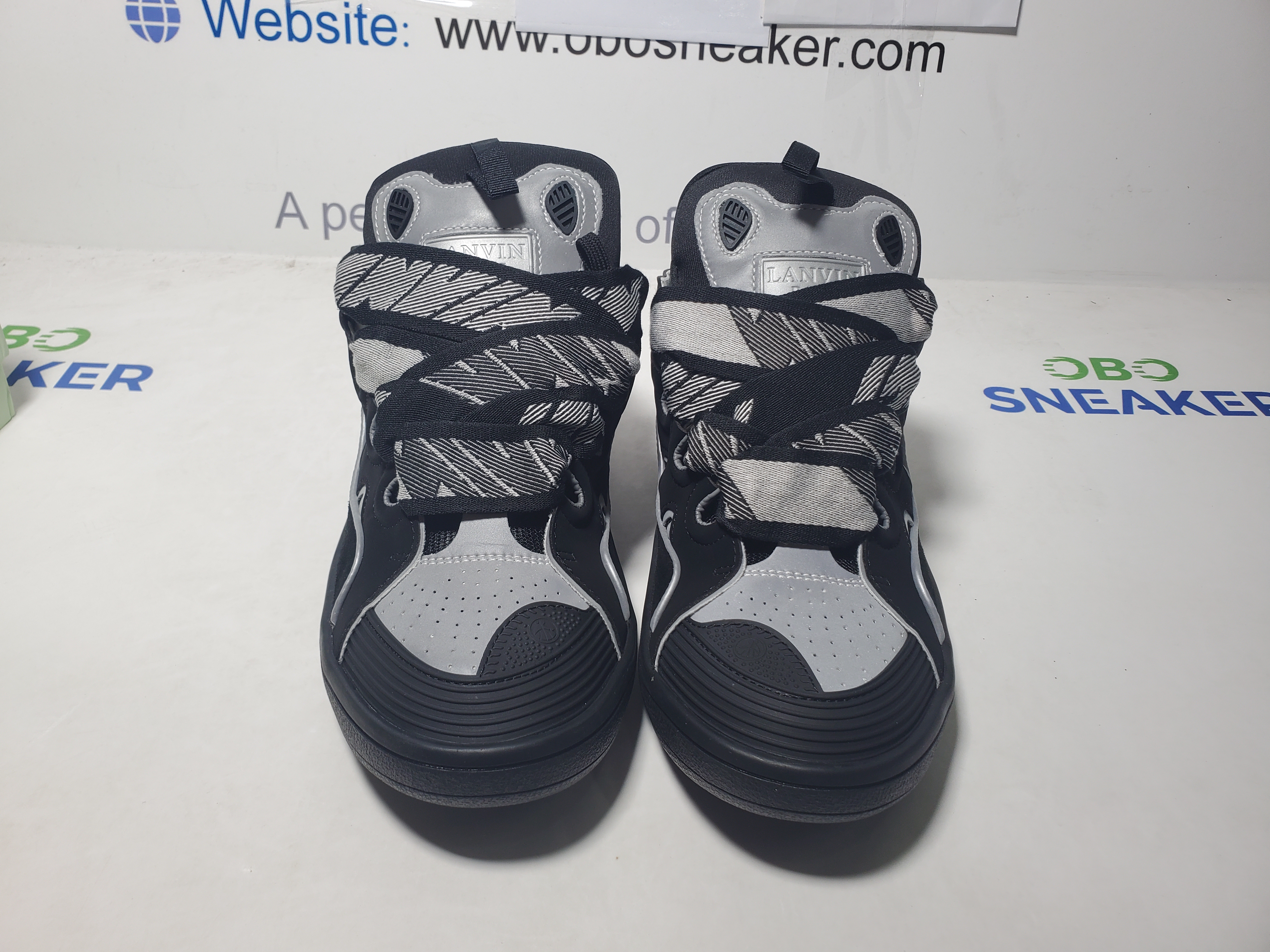 【FLASH SALE】LANVIN White Black review Obosneaker 03