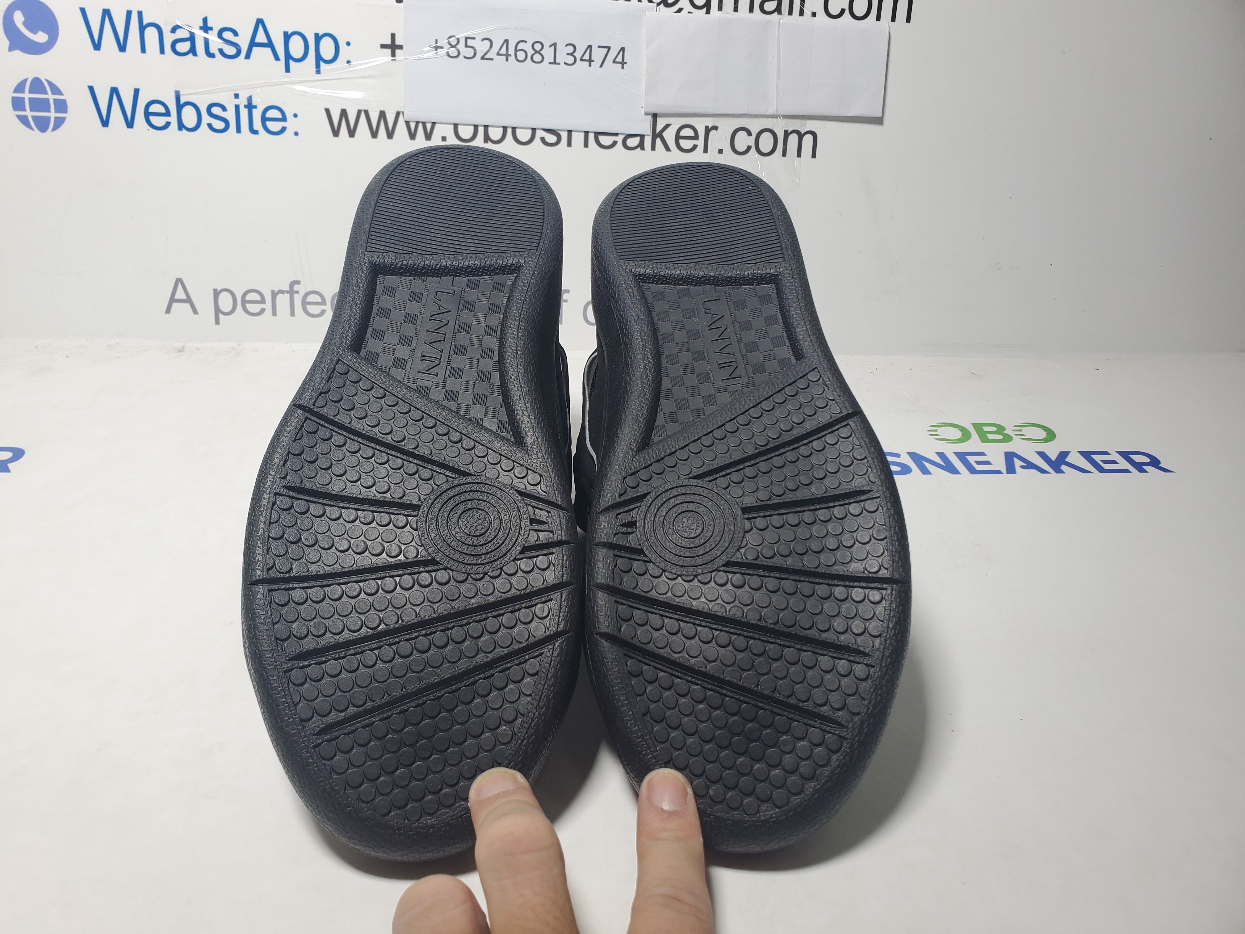 【FLASH SALE】LANVIN White Black review Obosneaker 04