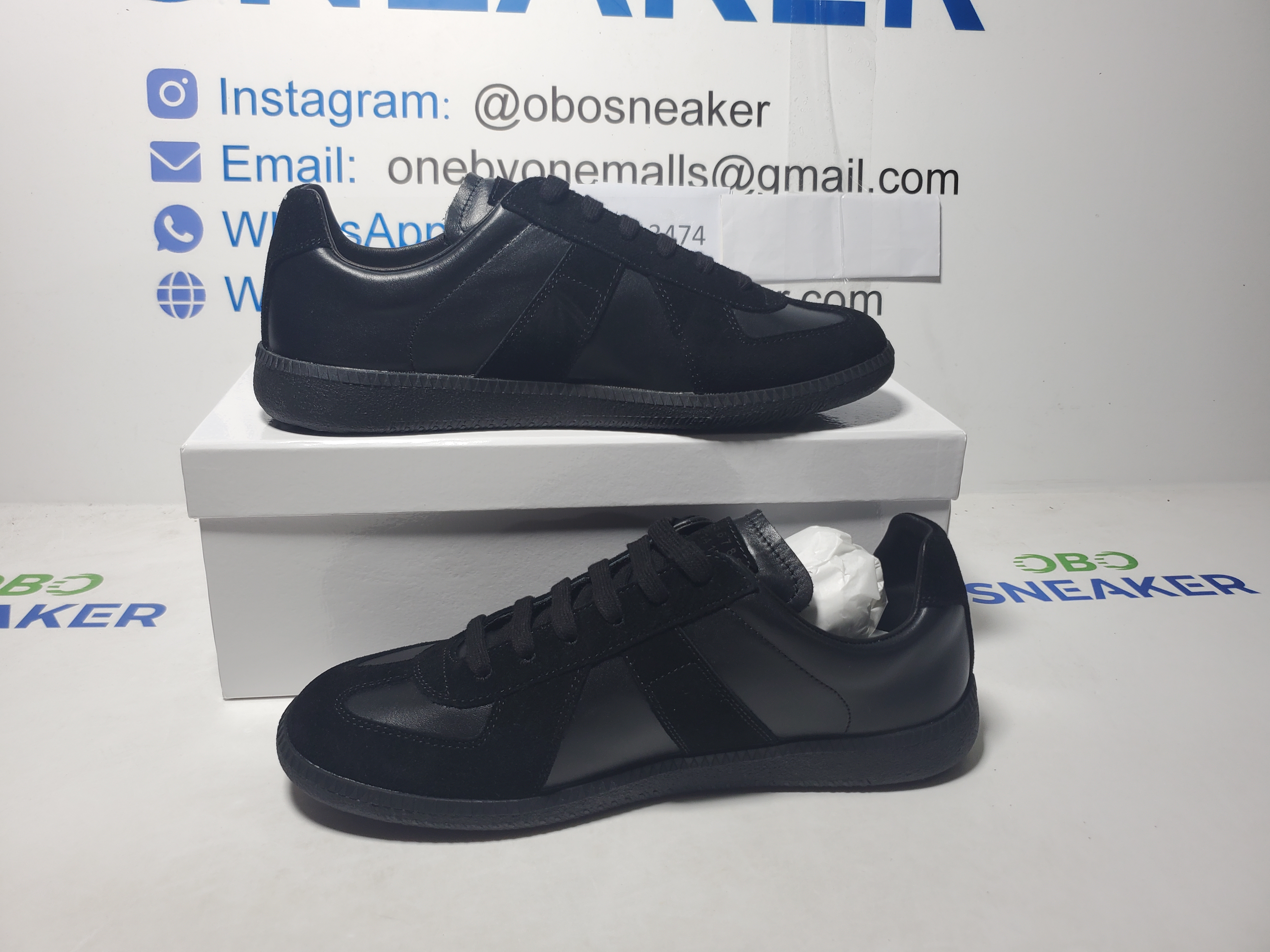 Maison Margiela Replica All Black S57WS0236P1897900 review Obosneaker 01