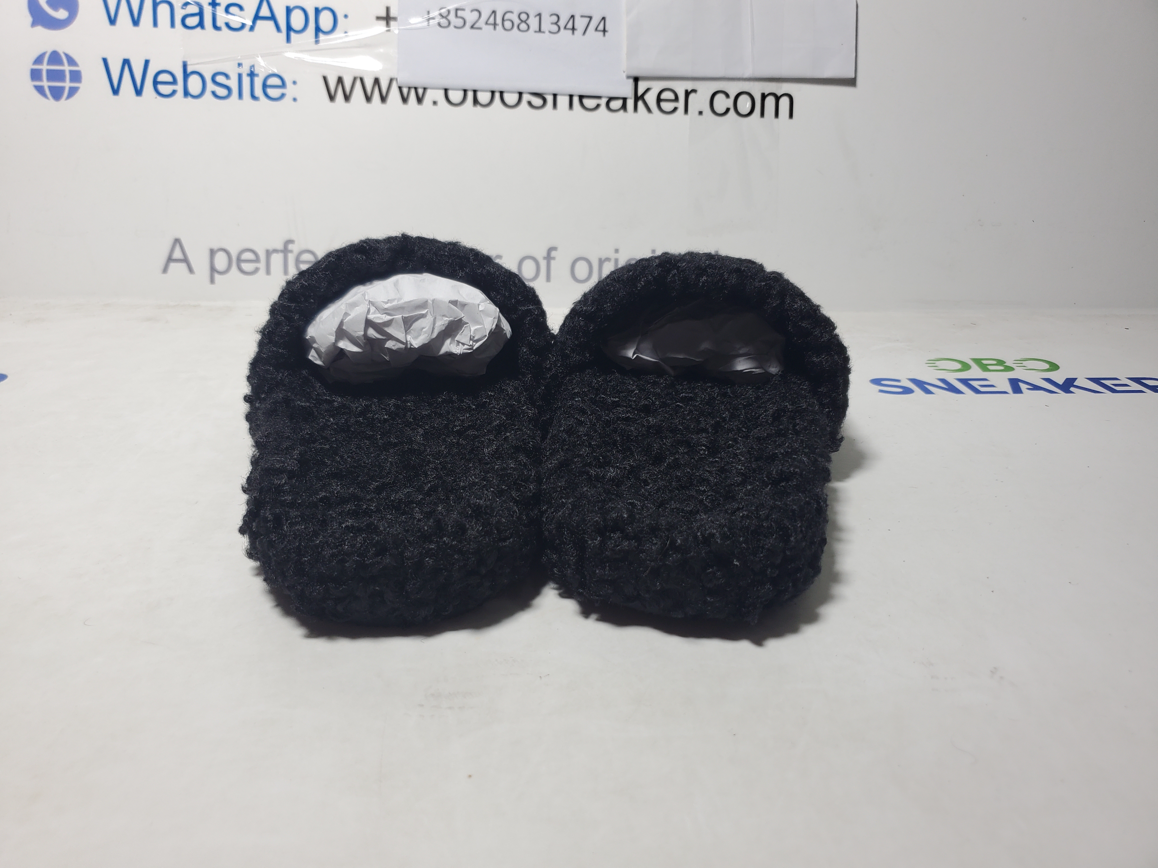 Balenciaga Furry Slide Coke Label Black review Obosneaker 02
