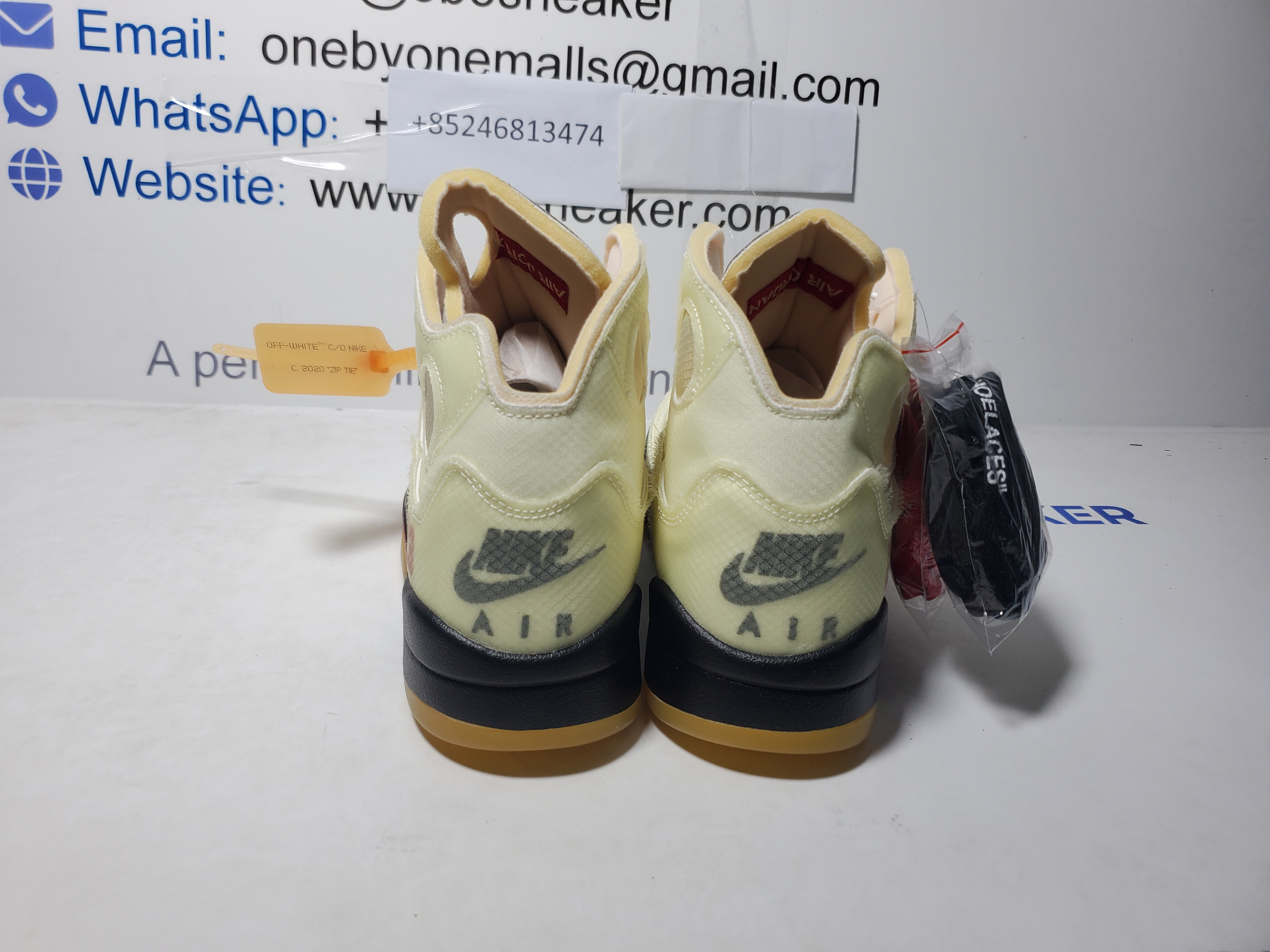 Air Jordan 5 Retro Off-White Sail DH8565-100 review Obosneaker 02