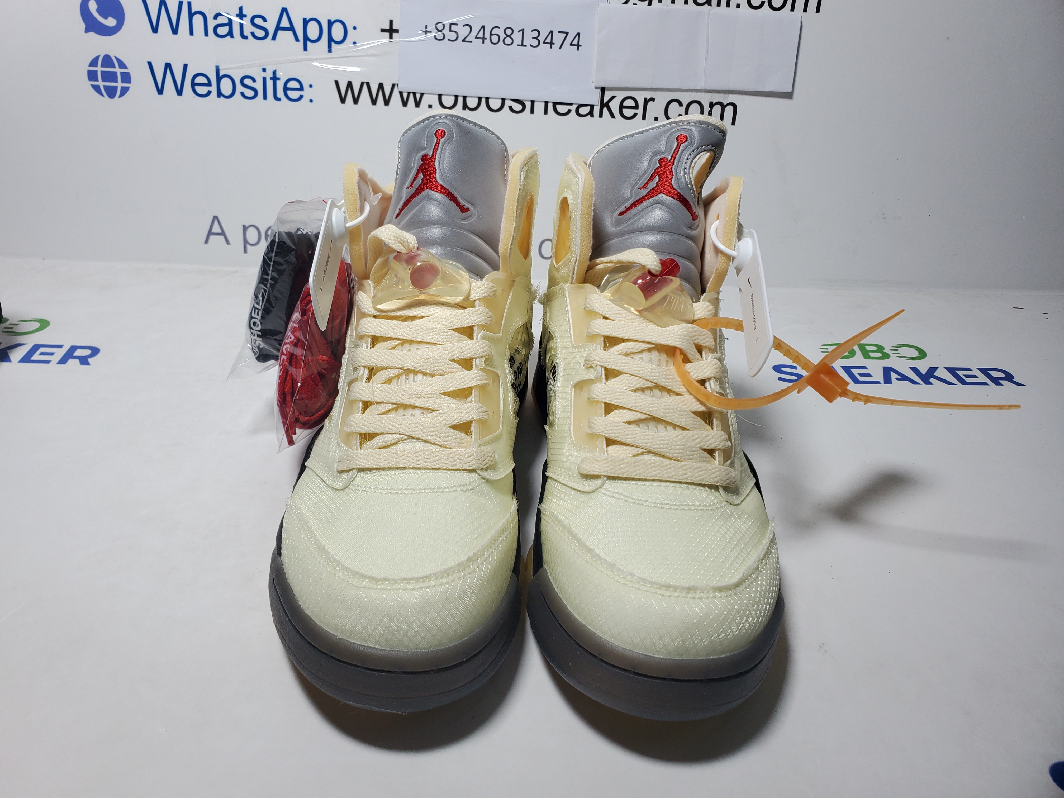 Air Jordan 5 Retro Off-White Sail DH8565-100 review Obosneaker 03