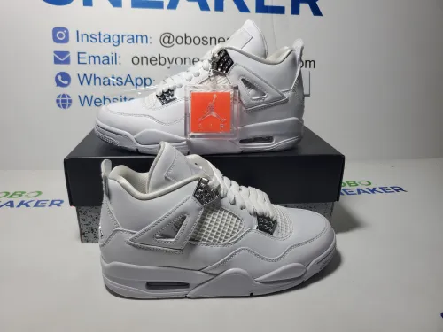 TOP Version Air Jordan 4 Retro Pure Money 308497-100 review 