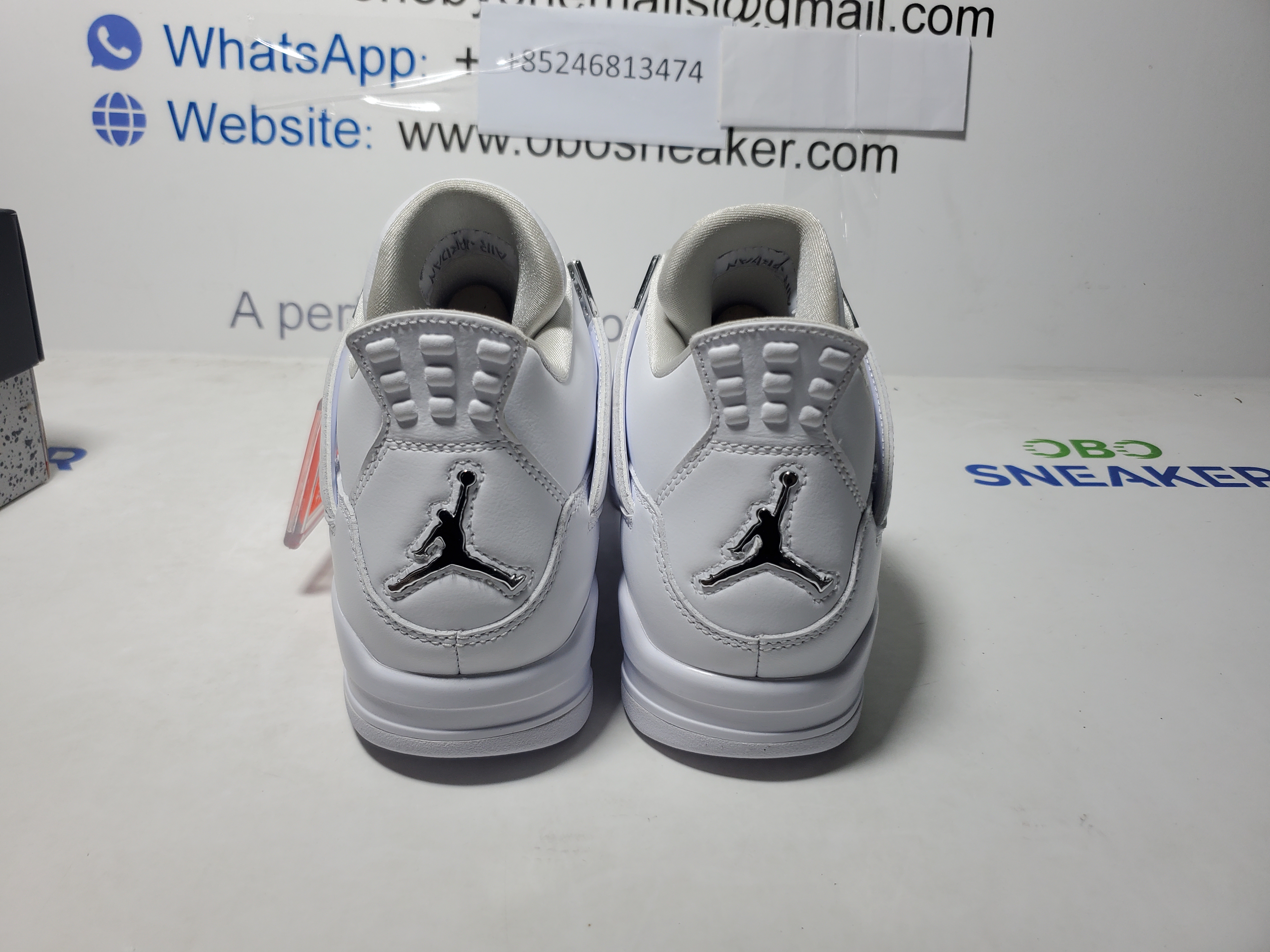 TOP Version Air Jordan 4 Retro Pure Money 308497-100 review Obosneaker 02