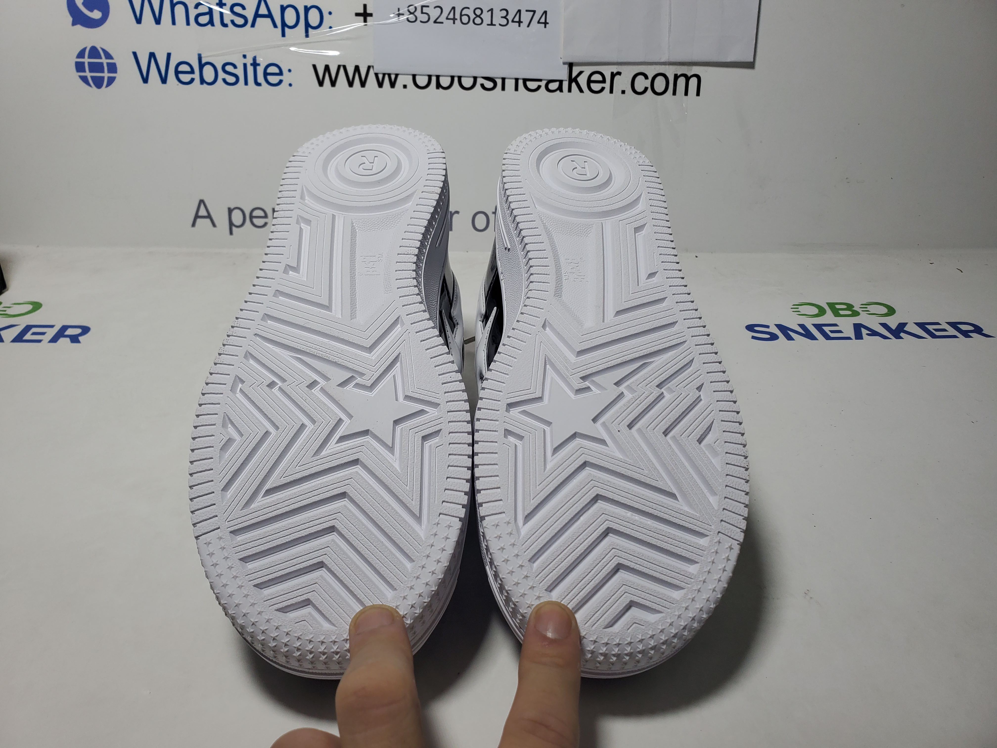 A Bathing Ape Bape Sta Low Black and White Shark 1H30-191-009 review Obosneaker 04