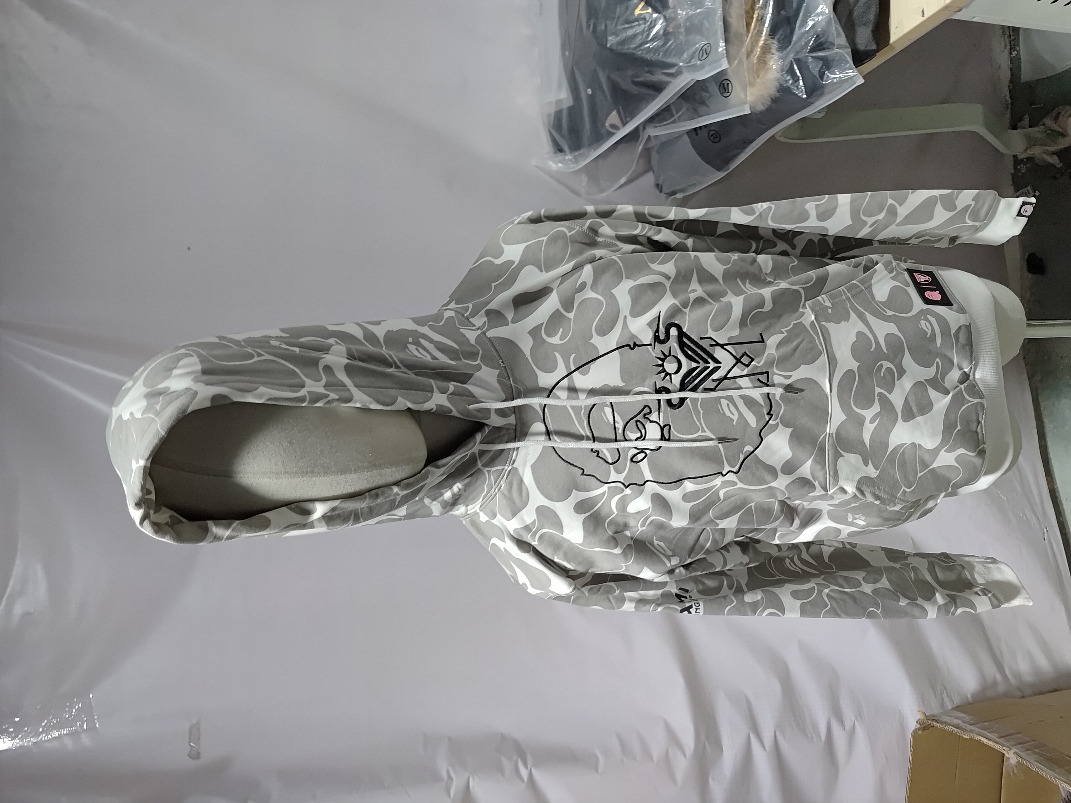 OBO BAPE x Inter Miami CF Camo Pullover Hoodie Pink & Black & White review Obosneaker 00