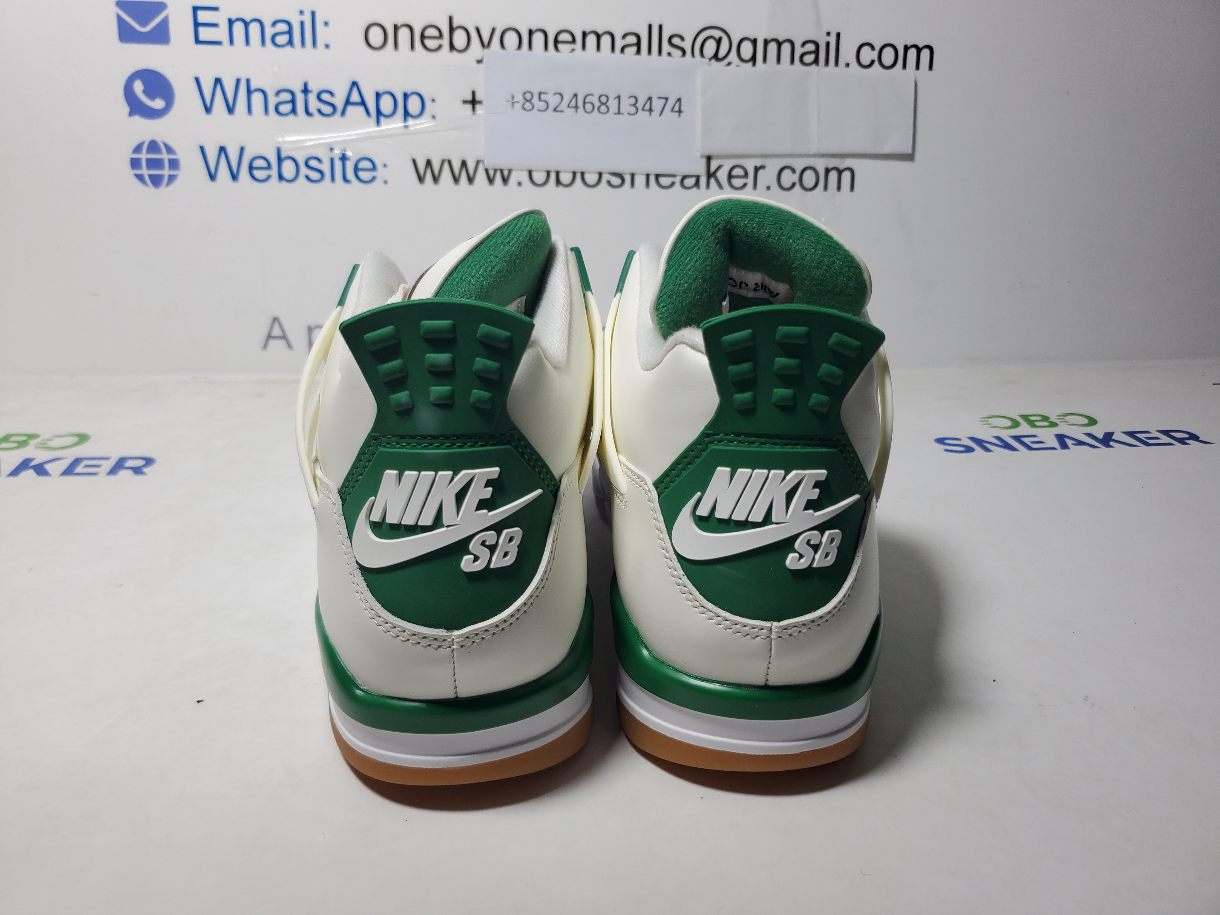 【Black 5 Sale】Top Version Nike SB x Air Jordan 4 Pine Green Calaite DR5415-103 review Obosneaker 02