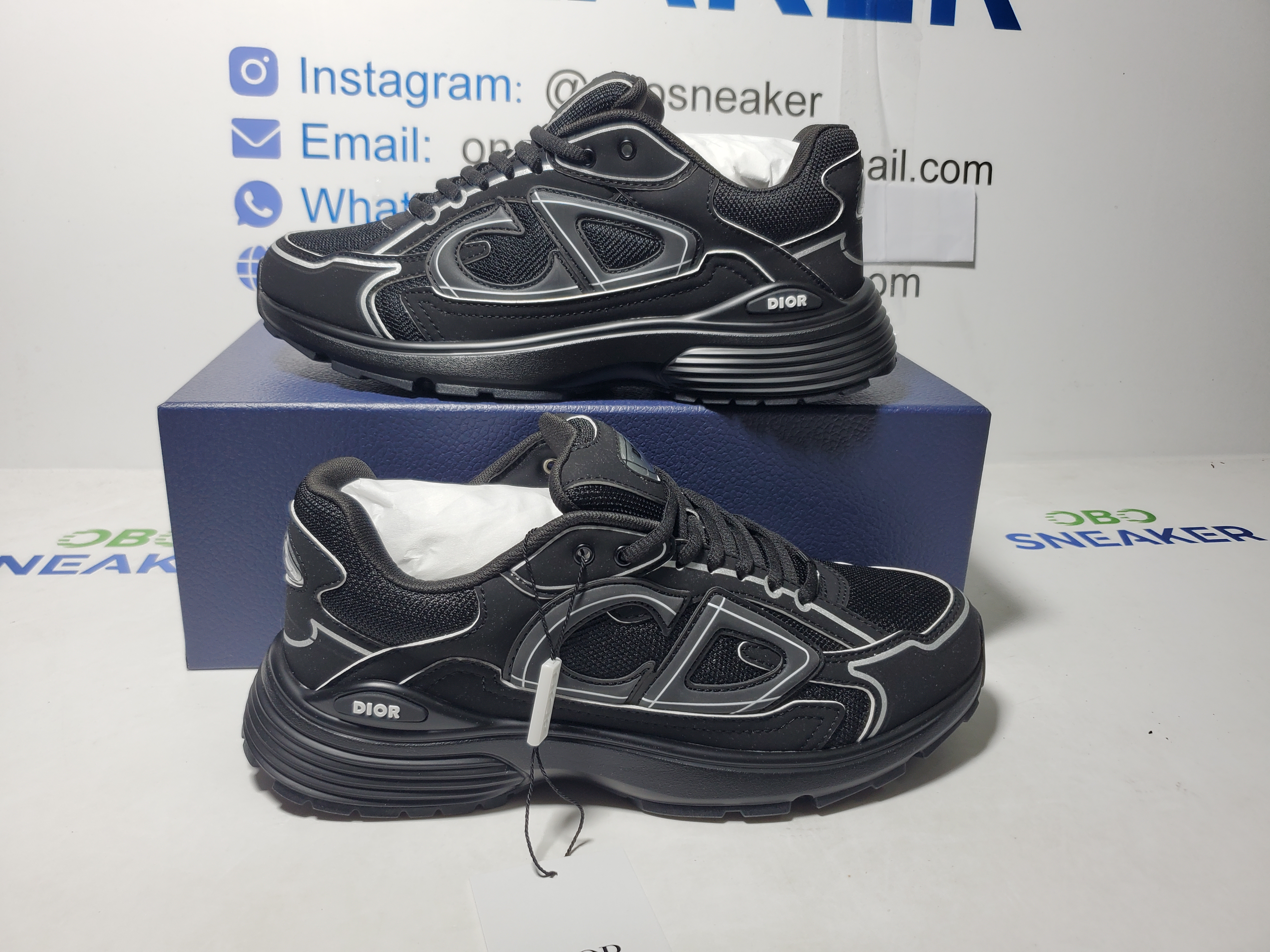 Dior B30 Triple Black 3SN279ZND-H900 review Obosneaker 00