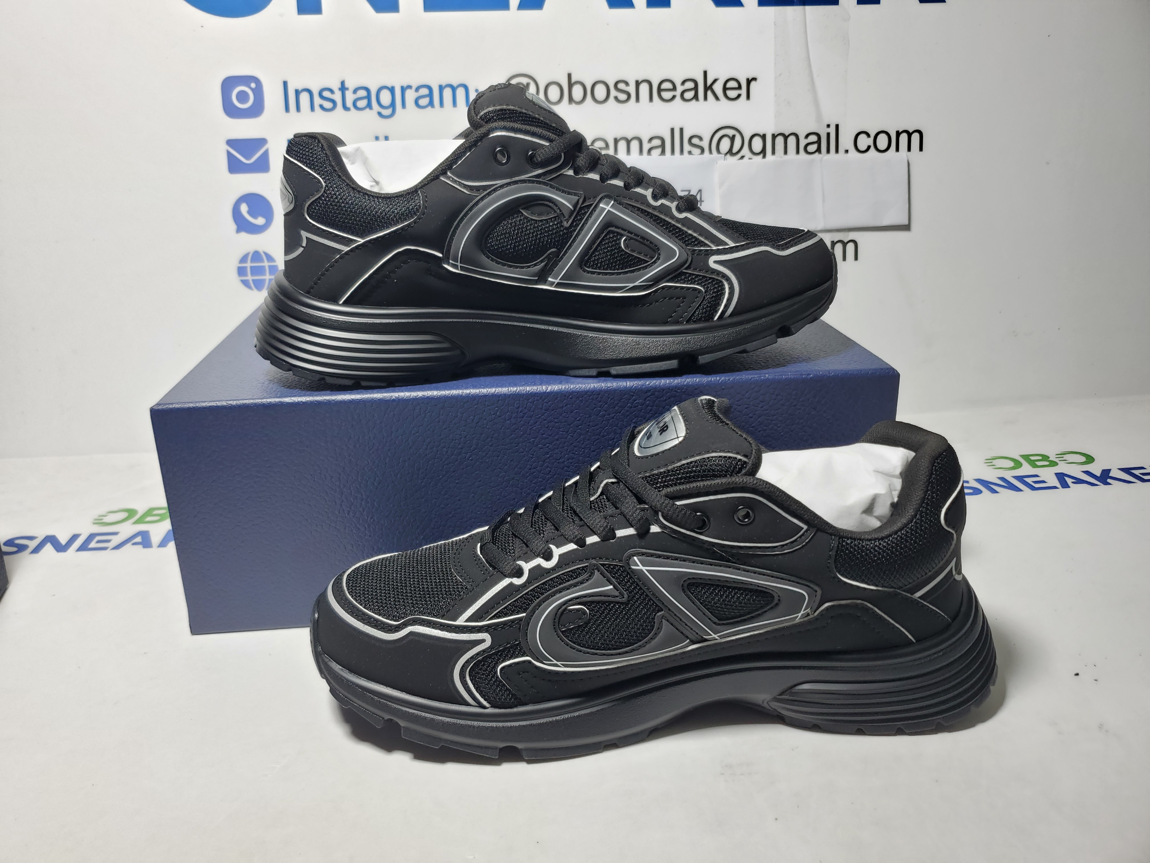 Dior B30 Triple Black 3SN279ZND-H900 review Obosneaker 01