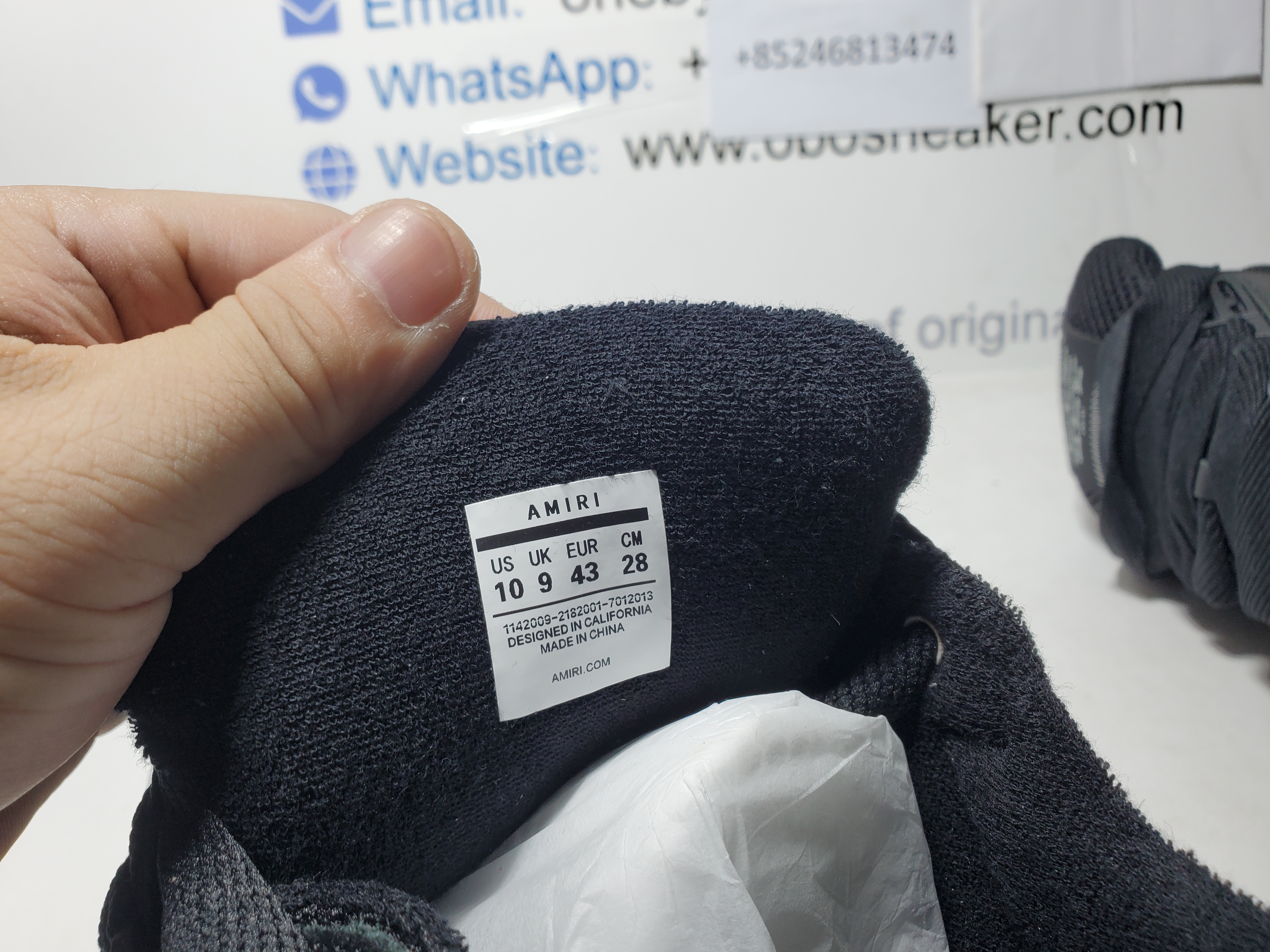 AMIRI MA-1 Black White  AW23MFS009-001 review Obosneaker 05