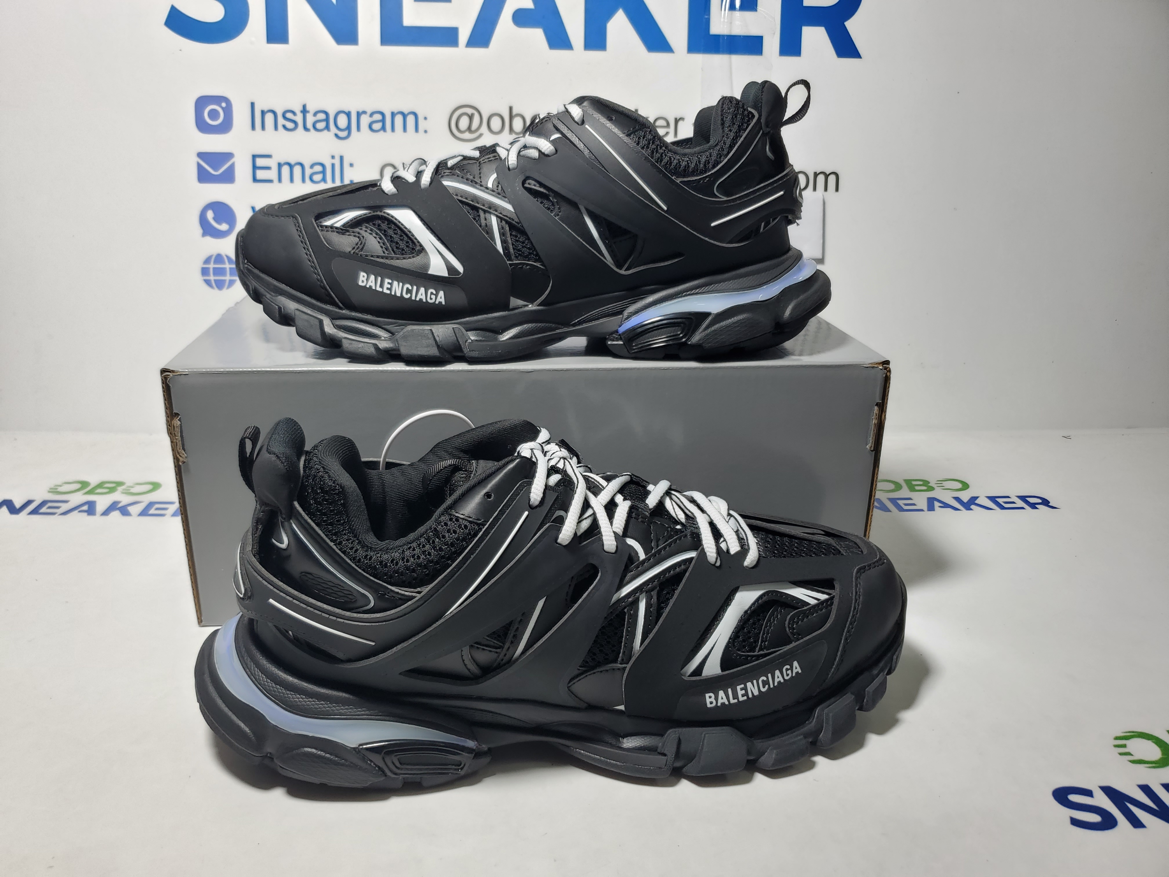 Balenciaga Tess Black And White  542023 W1GB1 2045 (With LED) review Obosneaker 00