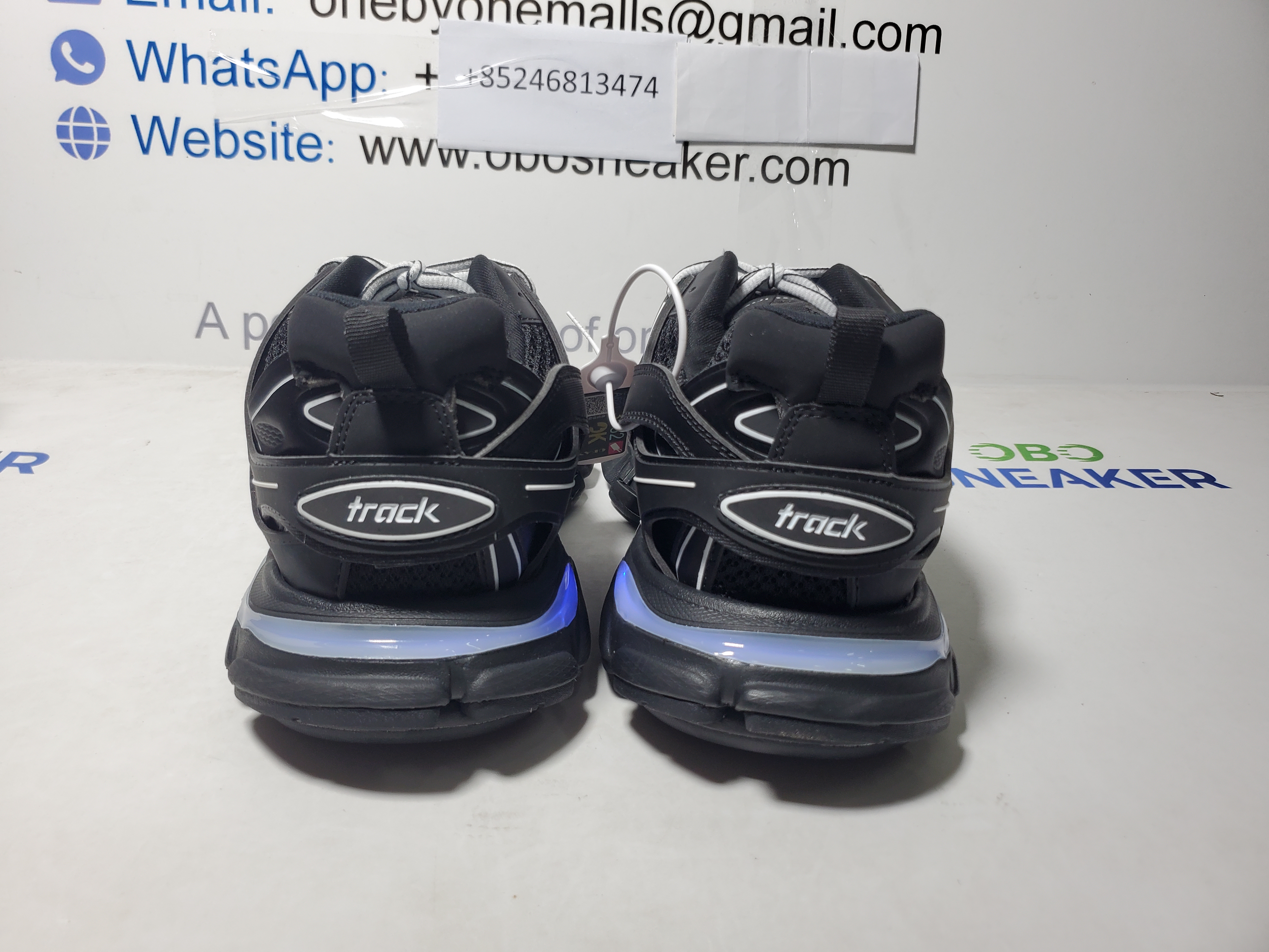 Balenciaga Tess Black And White  542023 W1GB1 2045 (With LED) review Obosneaker 02