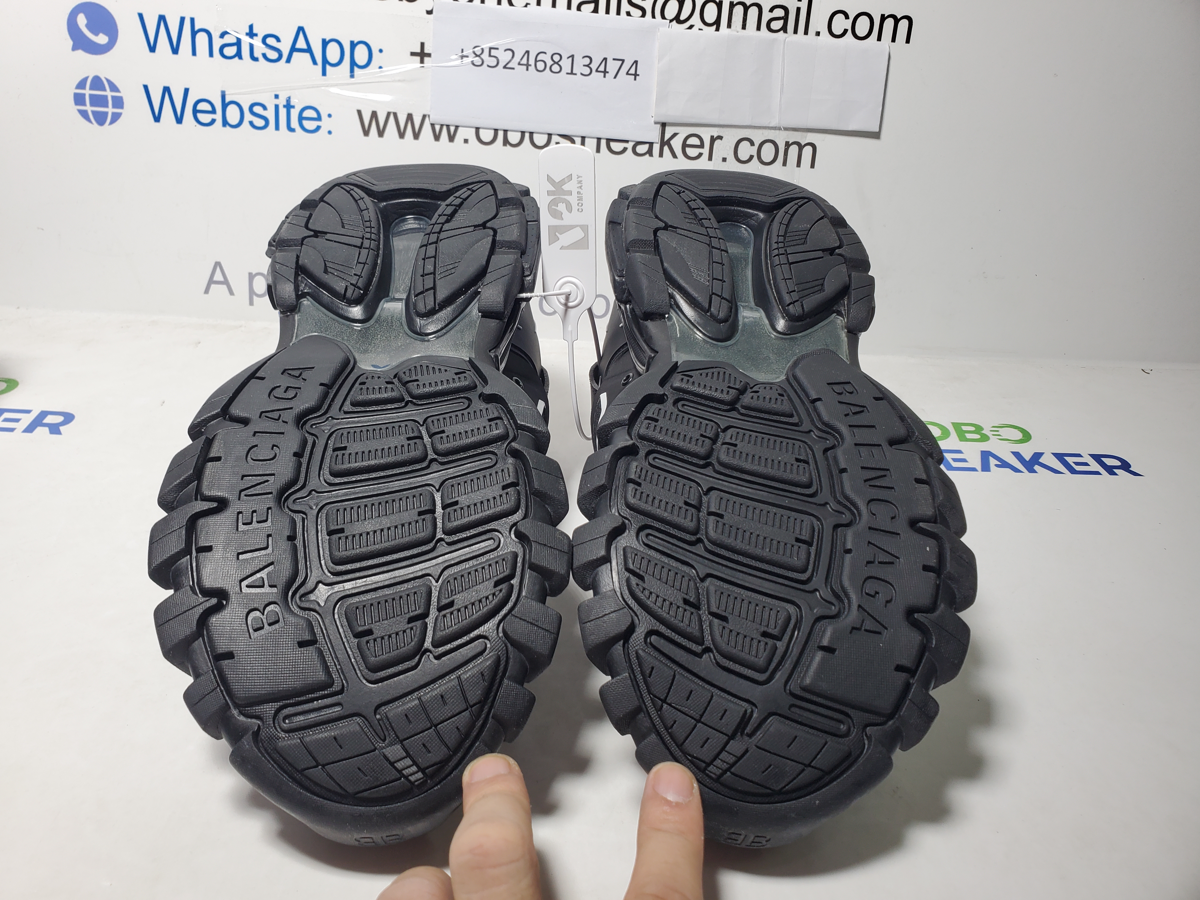 Balenciaga Tess Black And White  542023 W1GB1 2045 (With LED) review Obosneaker 04