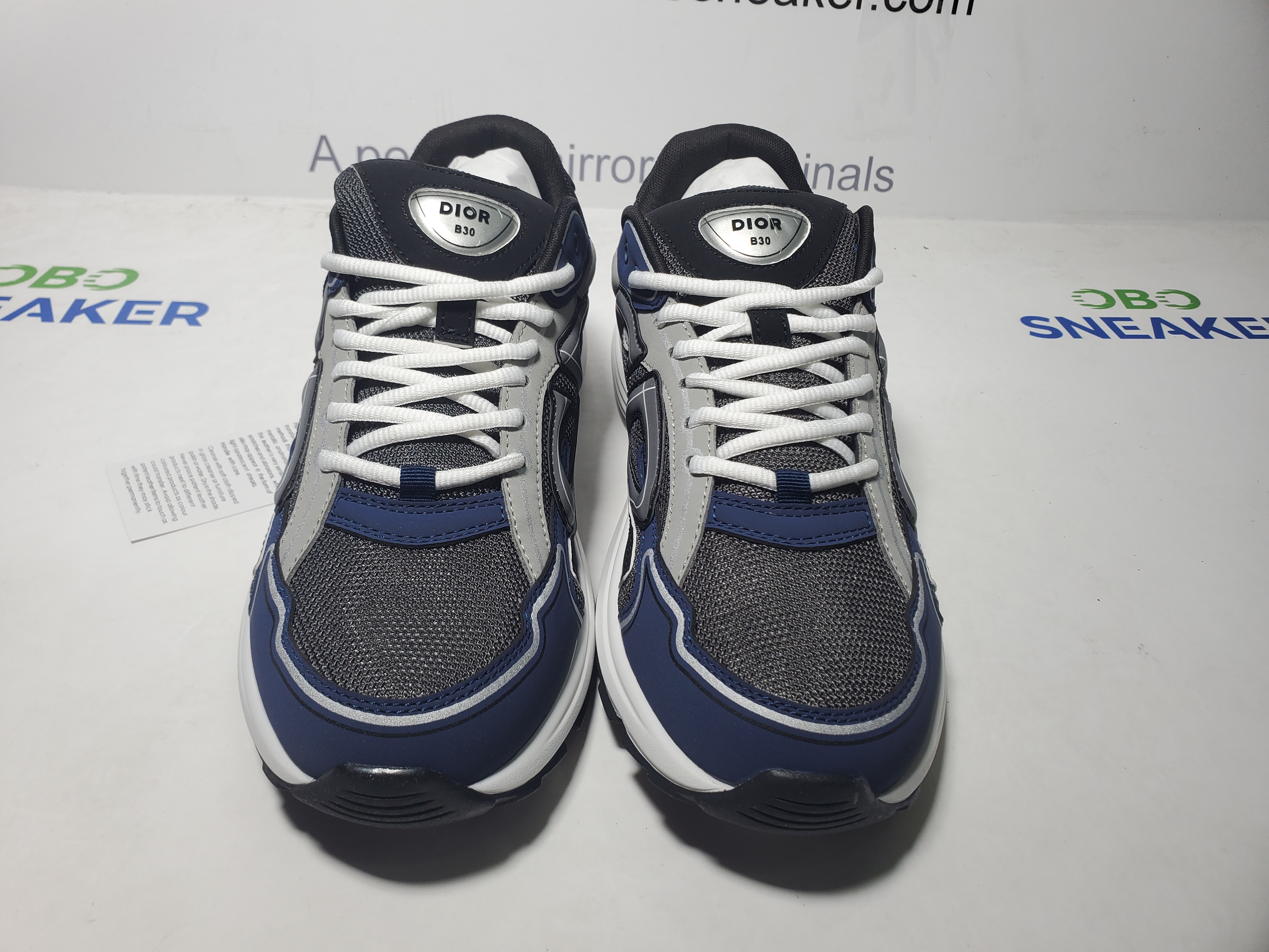 Dior B30 Countdown Sneaker Black Blue Gray review Obosneaker 03