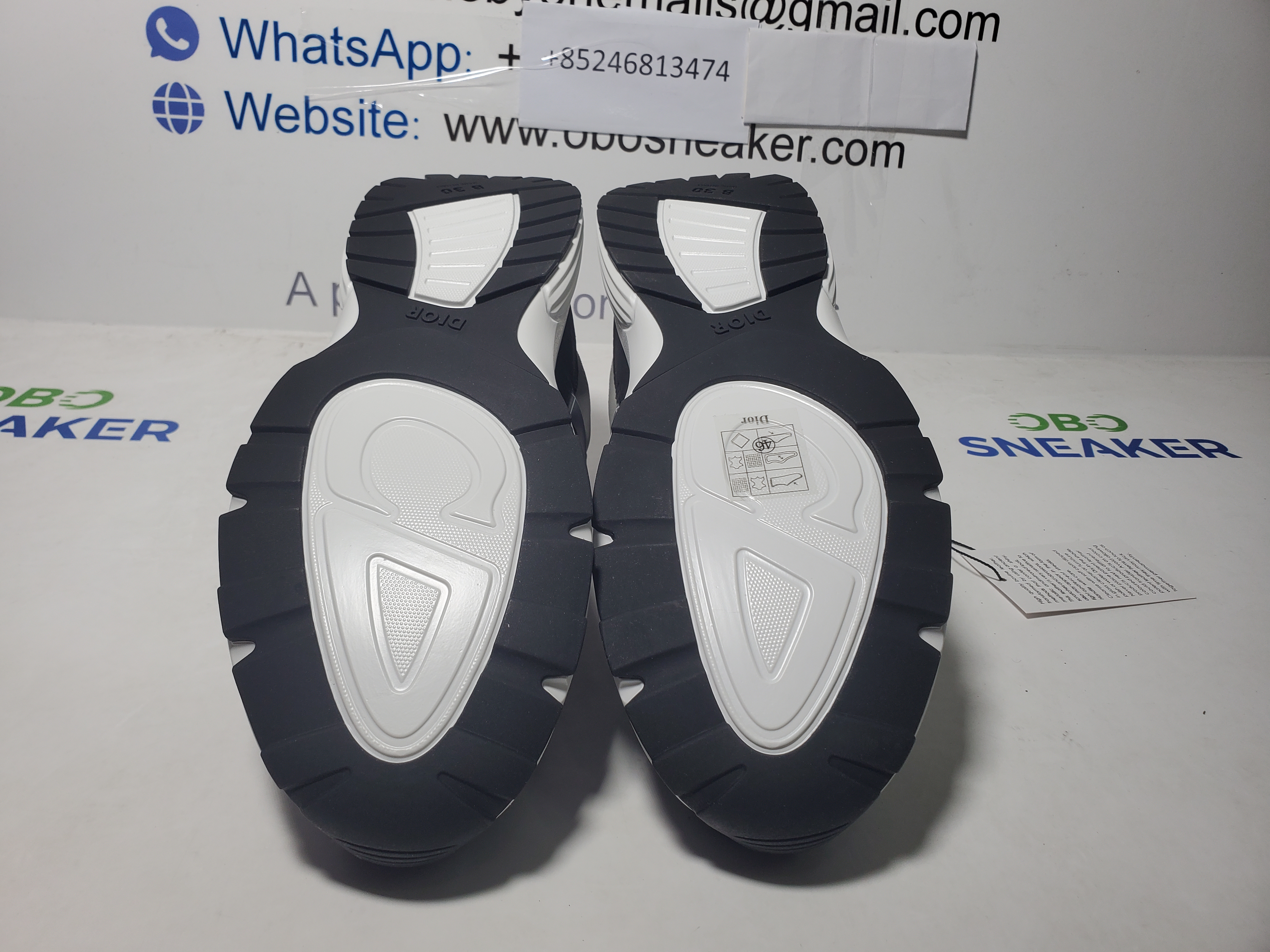 Dior B30 Countdown Sneaker Black Blue Gray review Obosneaker 04