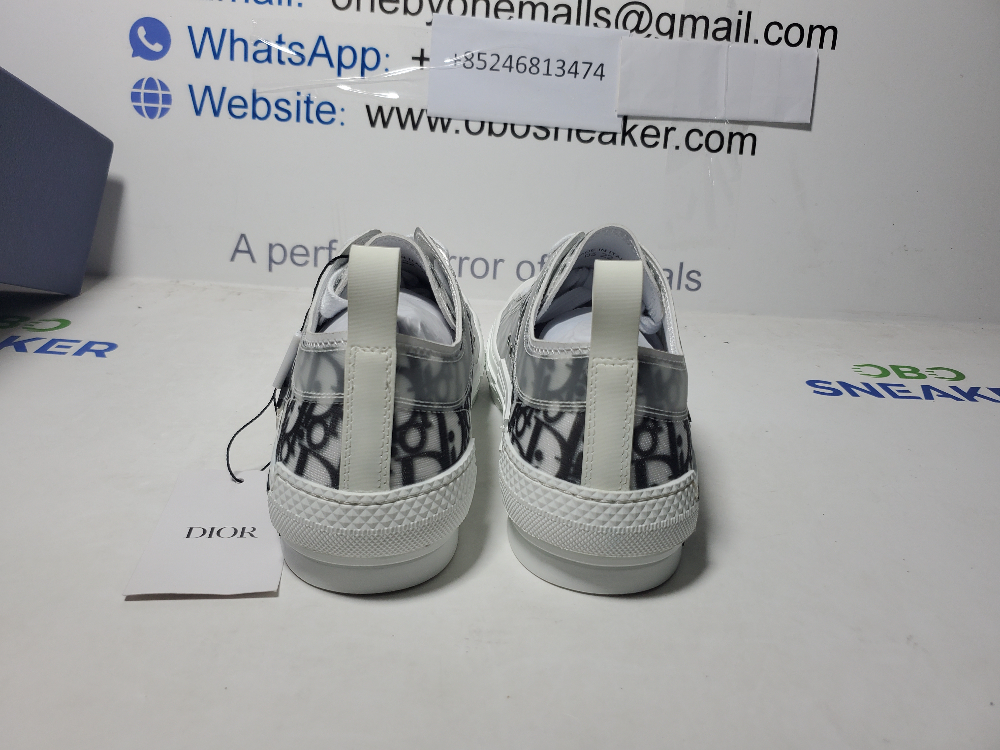 Dior B23 Low Top Logo Oblique  3SN249YJP_H069 review Obosneaker 02