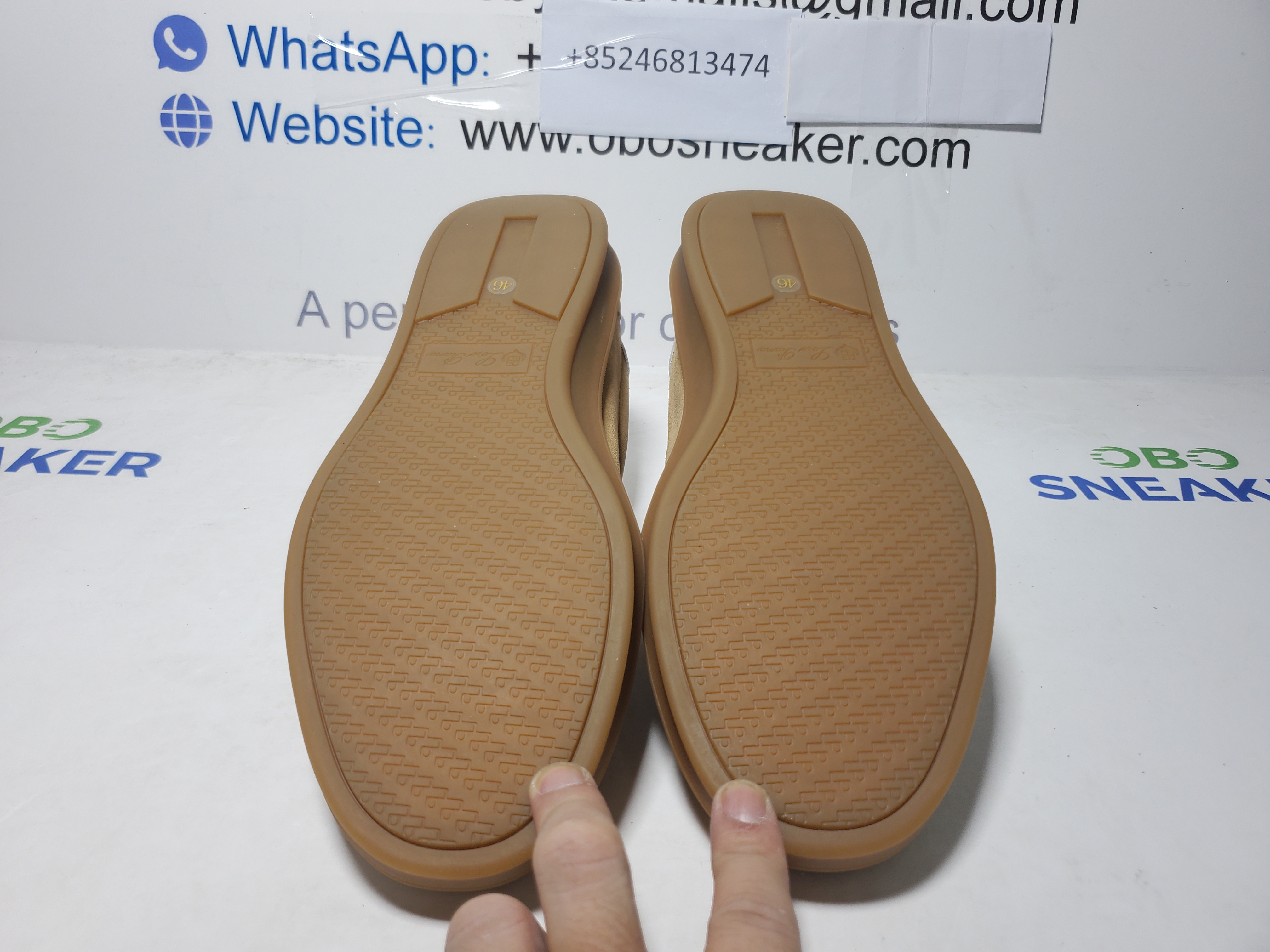 Loro Piana Tennis Walk Sneaker Suede Calf Split Brown And White review Obosneaker 04