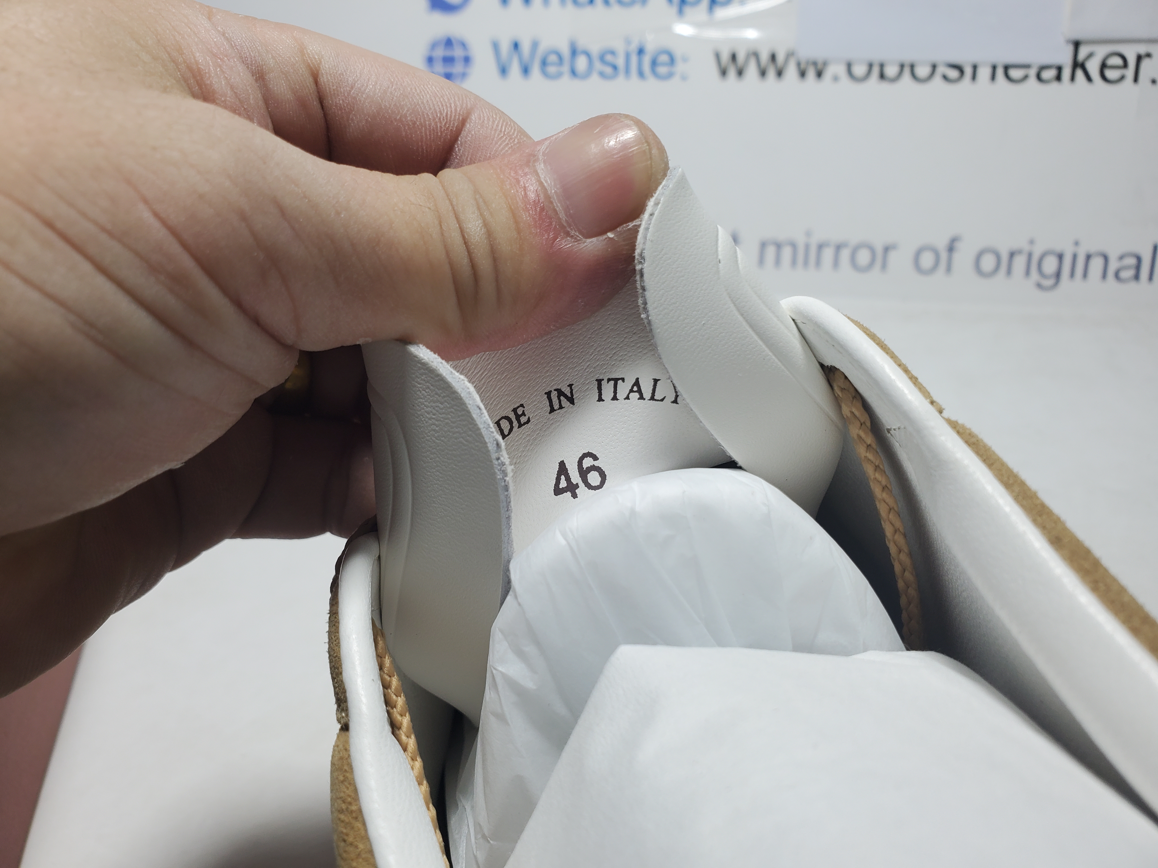 Loro Piana Tennis Walk Sneaker Suede Calf Split Brown And White review Obosneaker 05