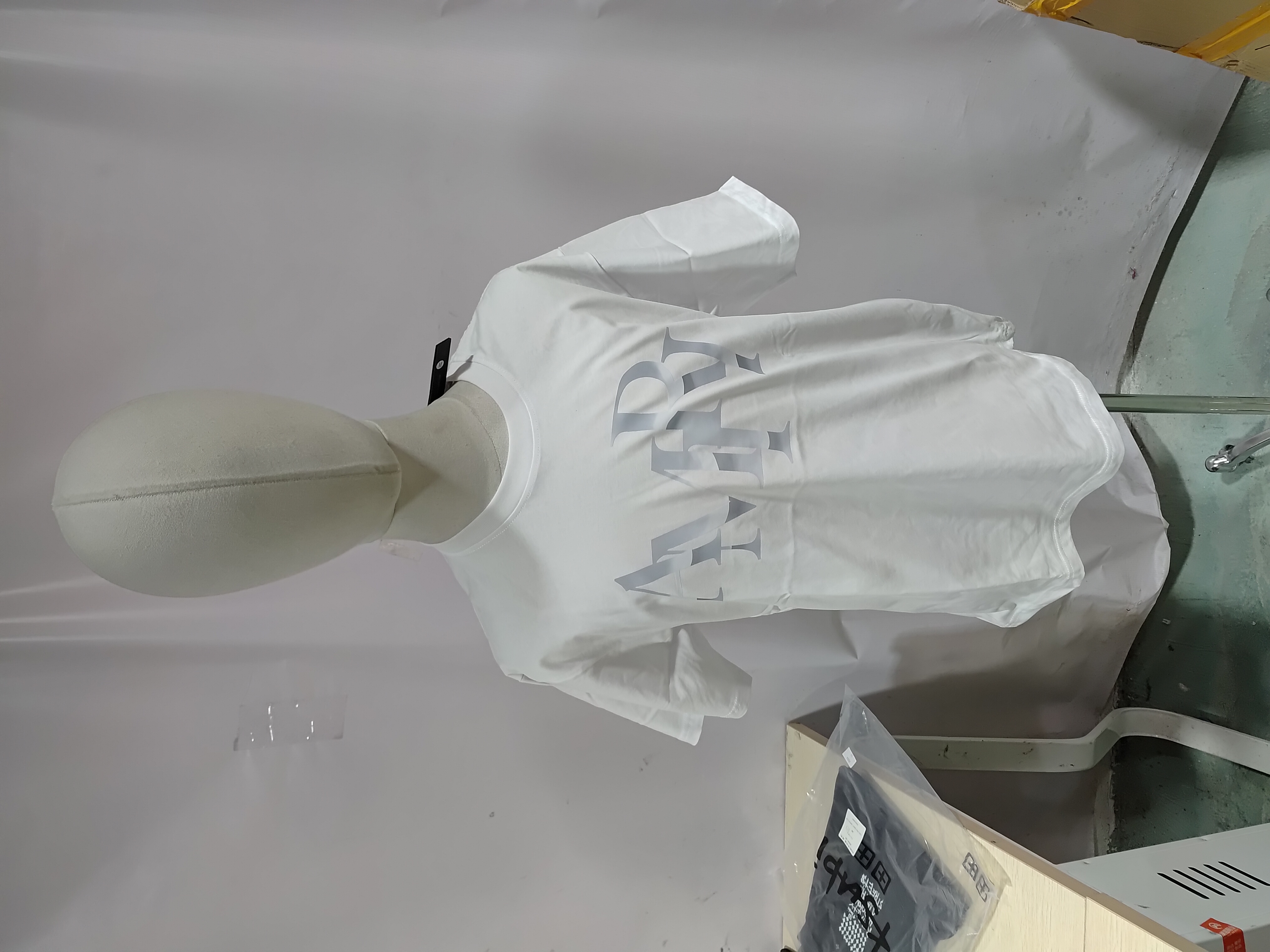 AMIRI White Staggered Chrome T-Shirt review Obosneaker 00