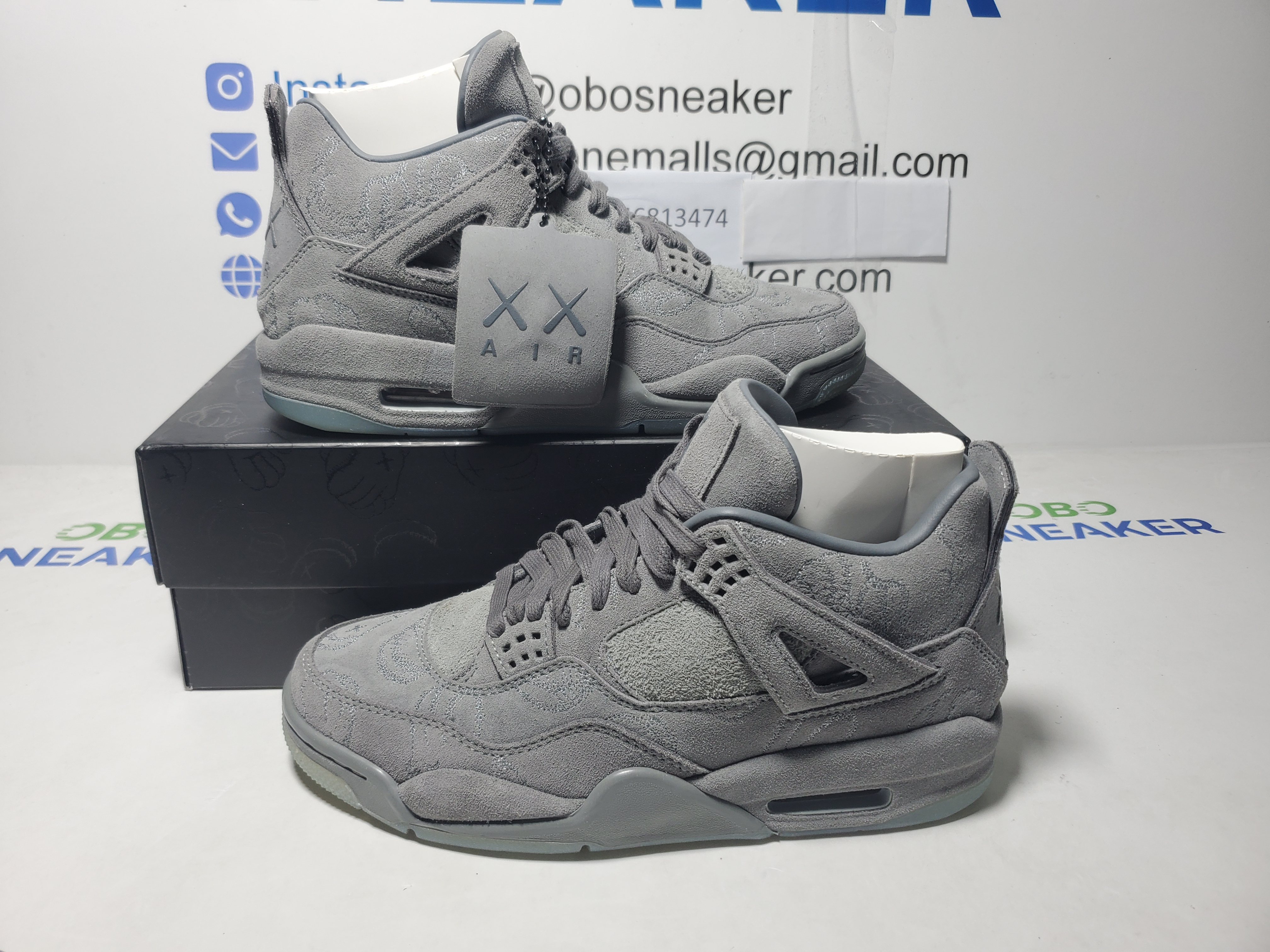 Air Jordan 4 Retro Kaws 930155-003  review Obosneaker 00