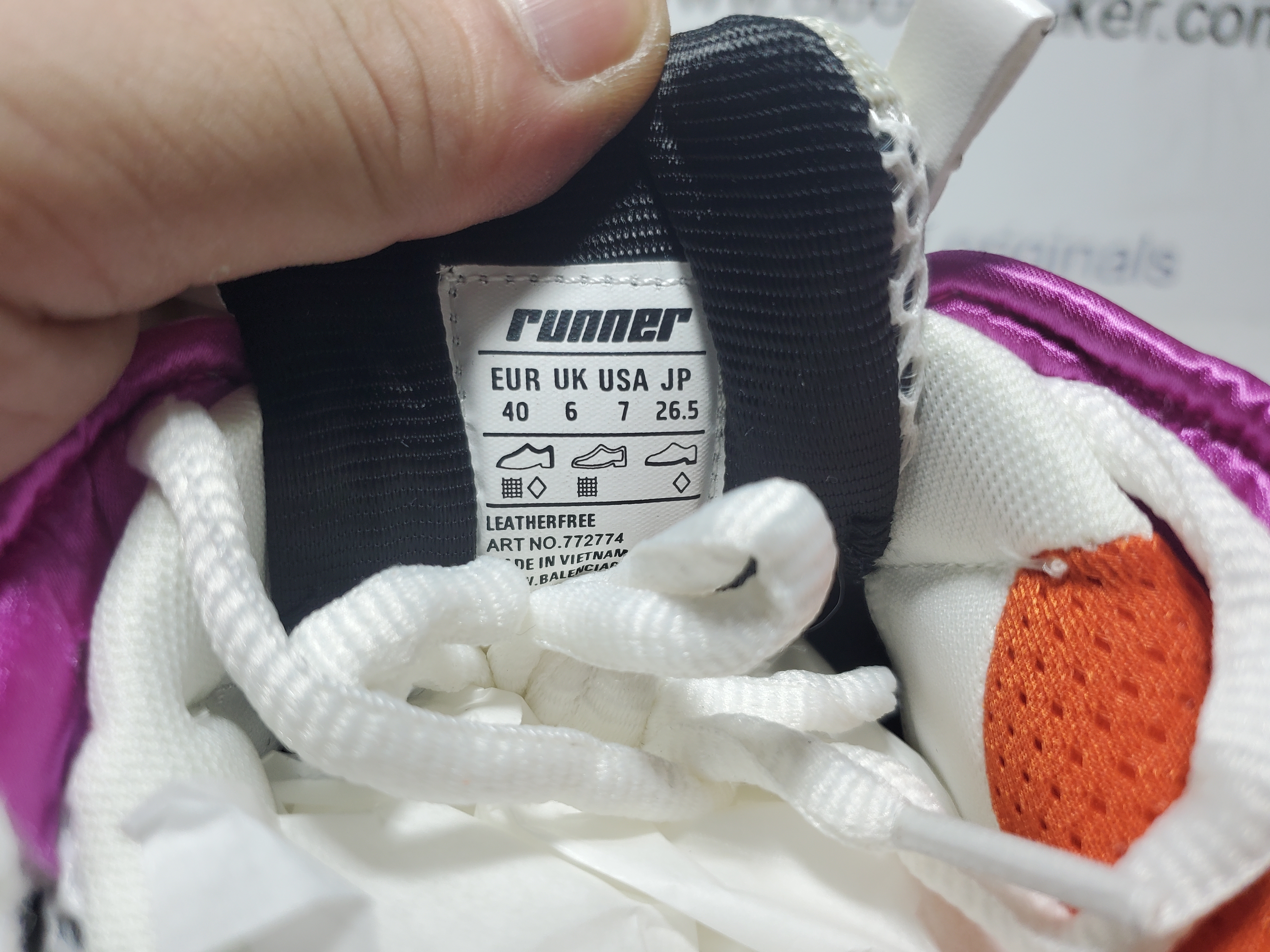 【FLASH SALE】Balenciaga Runner Sneaker Color Orange Powder 772767 W3RBW 9168 review Obosneaker 05