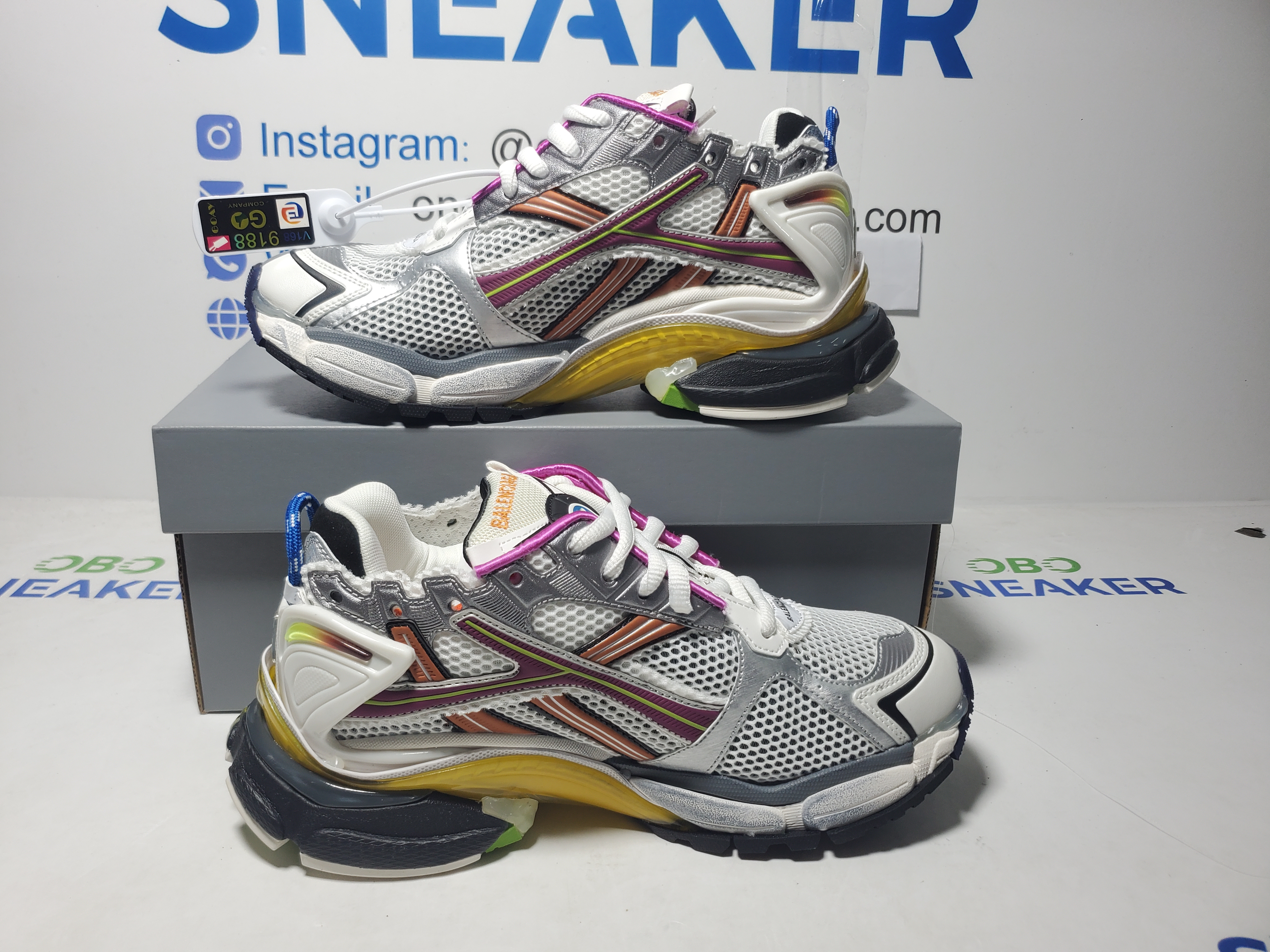 【FLASH SALE】Balenciaga Runner Sneaker Color Orange Powder 772767 W3RBW 9168 review Obosneaker 01