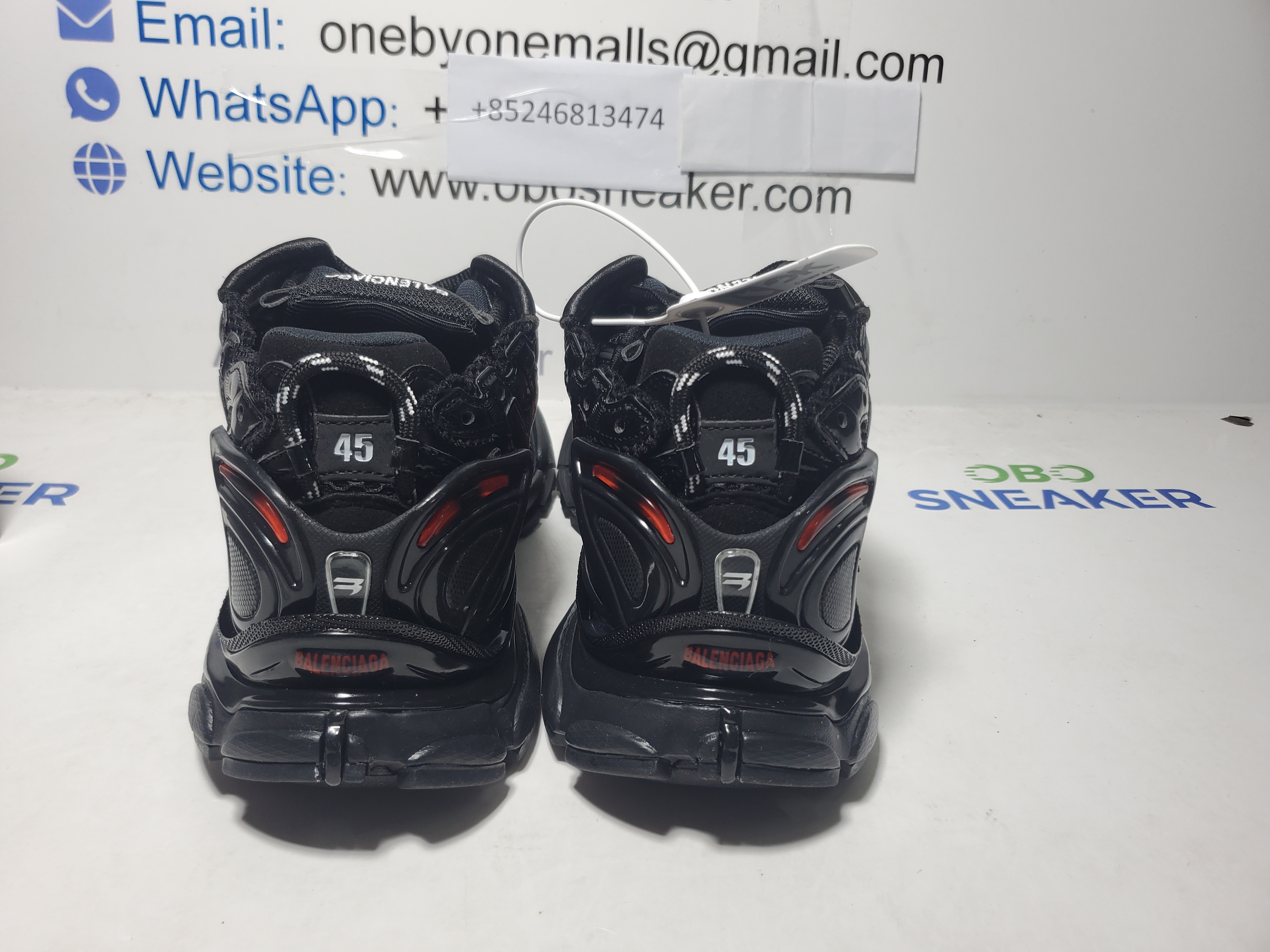 Balenciaga Runner Black And Red Characters 677402 W3RB1 0102 review Obosneaker 02