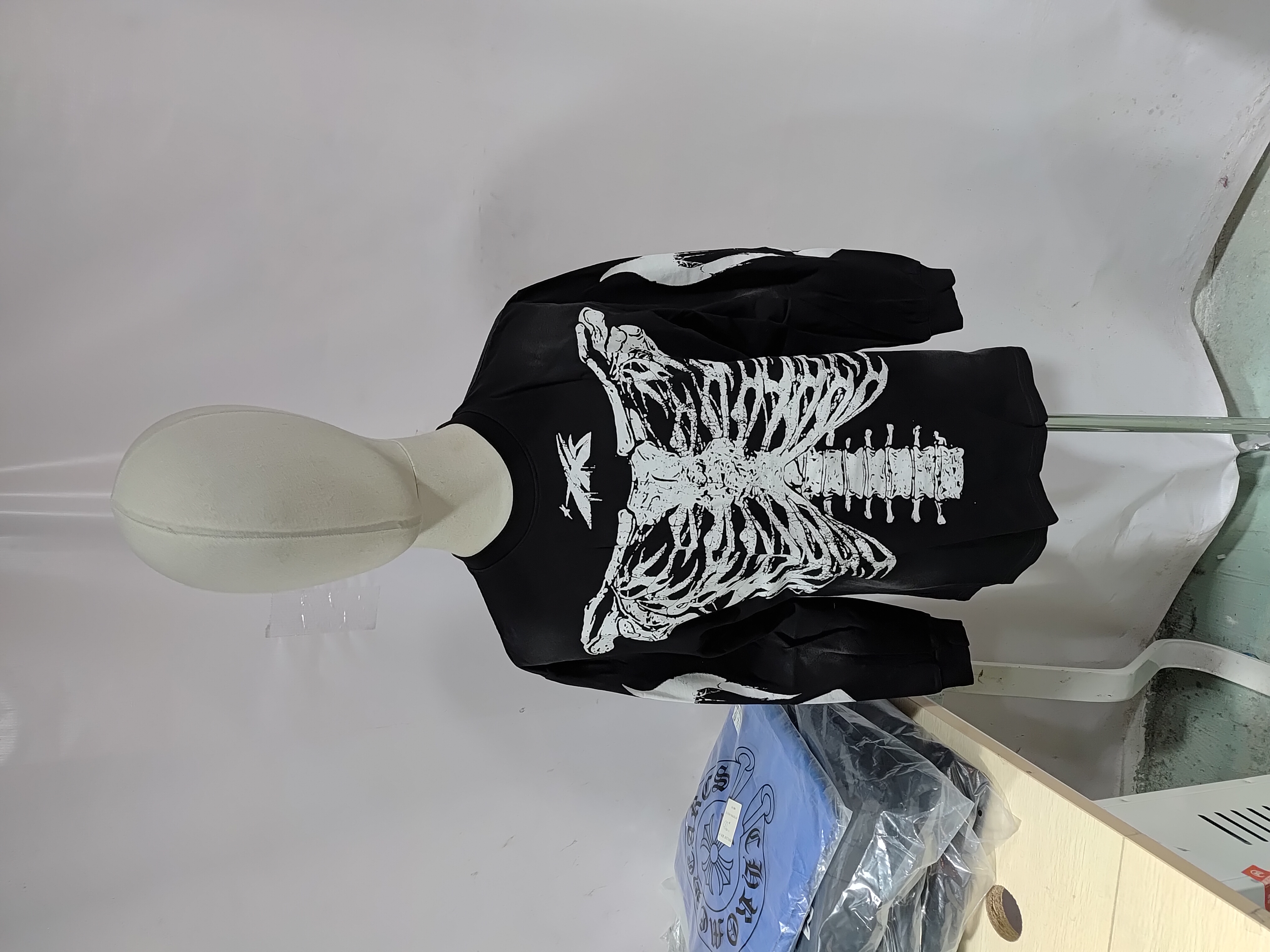 Hellstar Skeleton Long-Sleeve T-Shirt #699 Black review Obosneaker 00