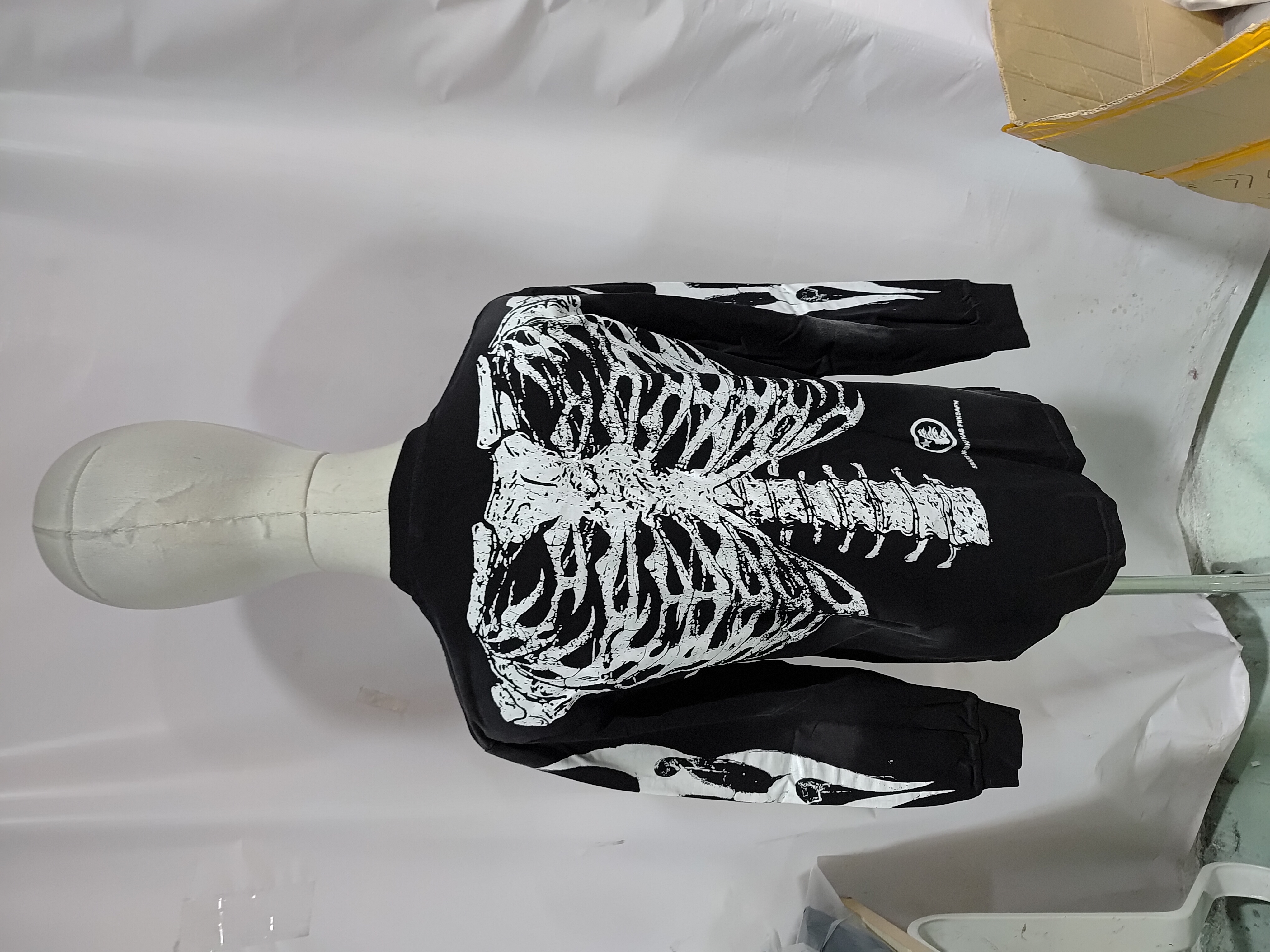 Hellstar Skeleton Long-Sleeve T-Shirt #699 Black review Obosneaker 03