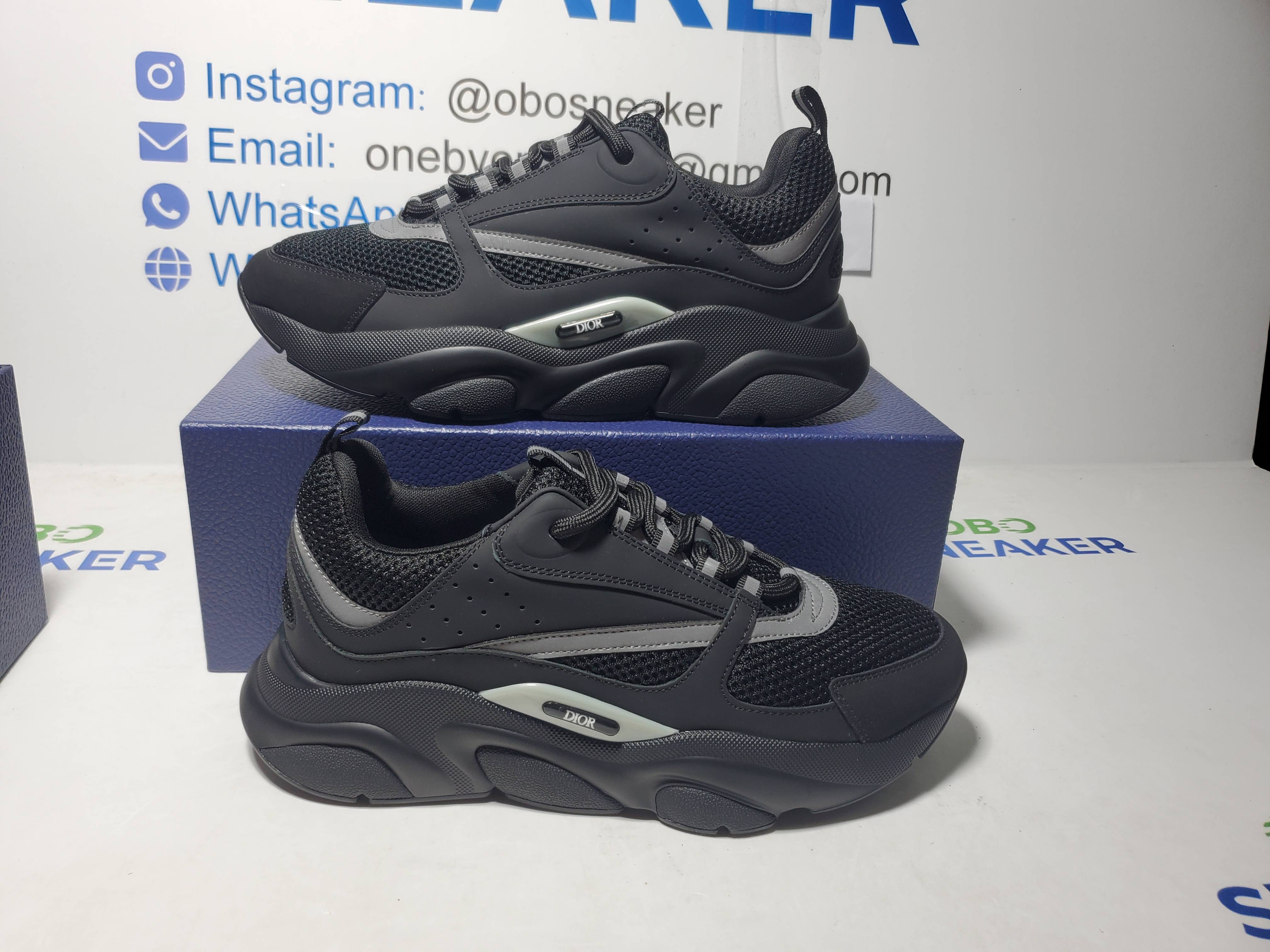 Dior B22 Black Silver 3SN231ZNG969 review Obosneaker 00