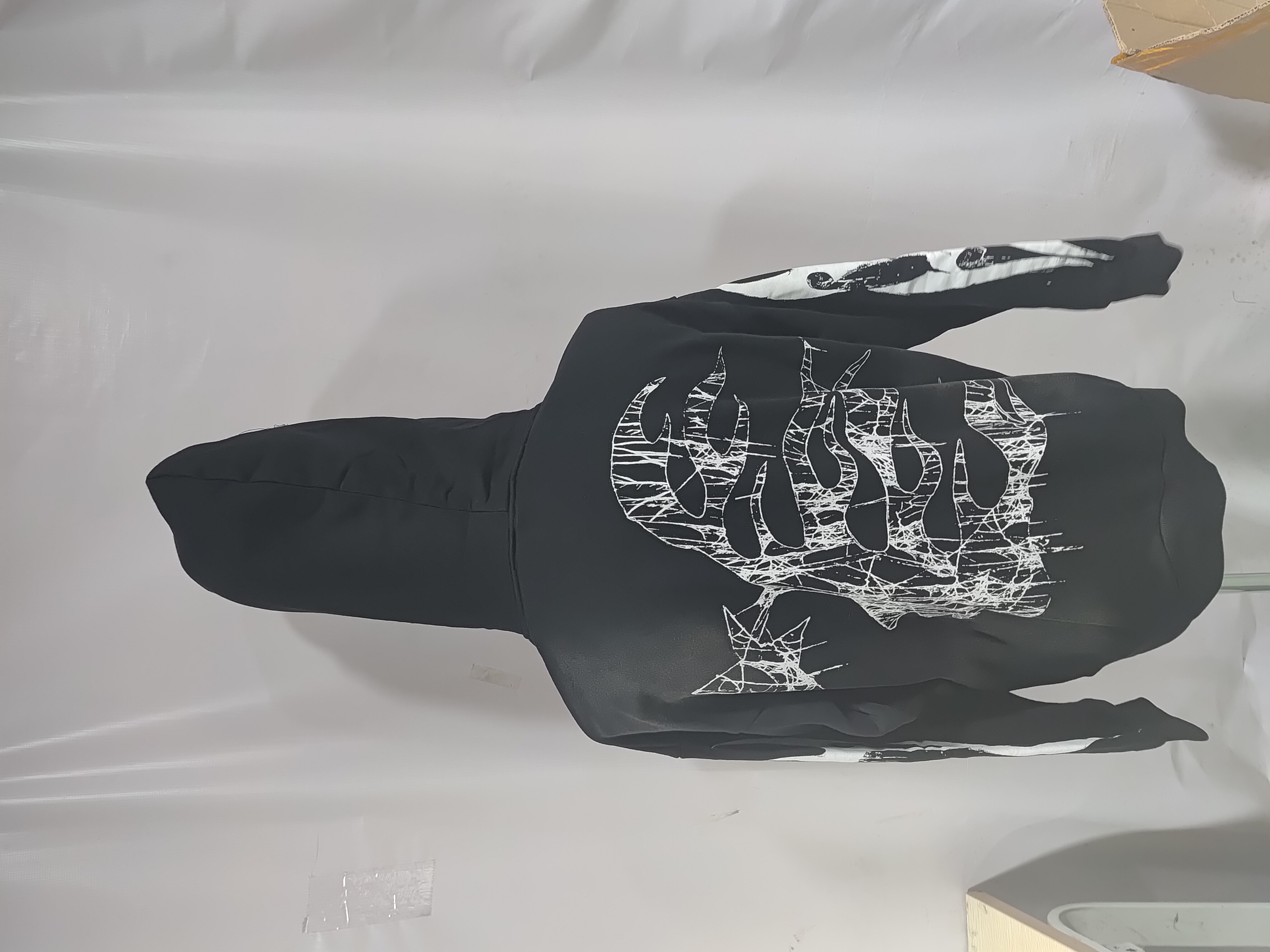 Hellstar Spiderweb Sport Black Hoodie #2039 review obosneaker 03