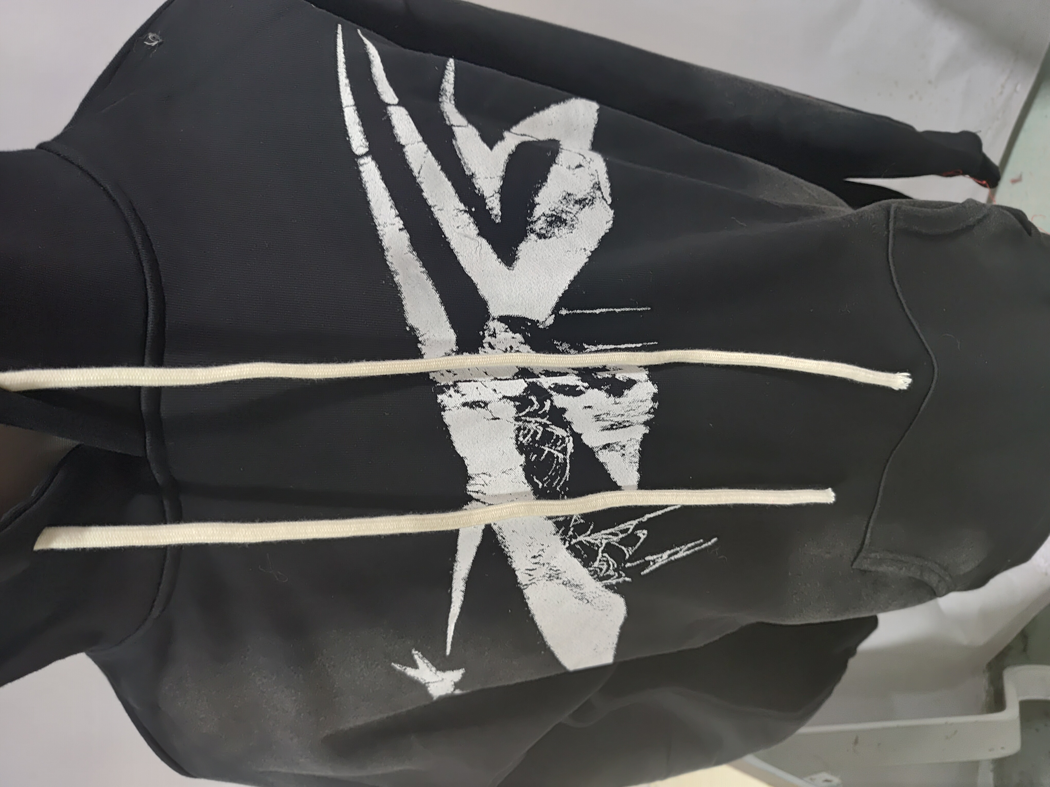 Hellstar Spiderweb Sport Black Hoodie #2039 review obosneaker 02