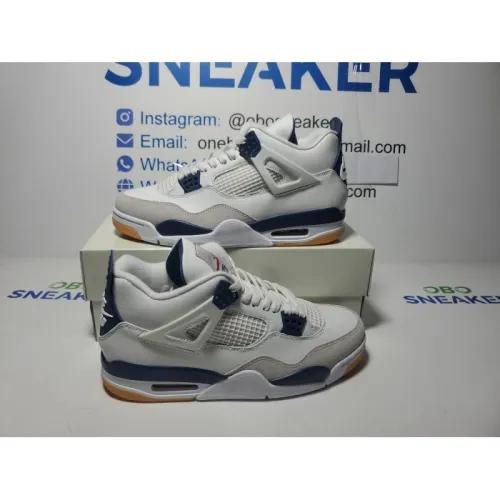 【Black 5 Sale】Top Version Nike SB x Air Jordan 4 Retro SP Navy DR5415-100 review 