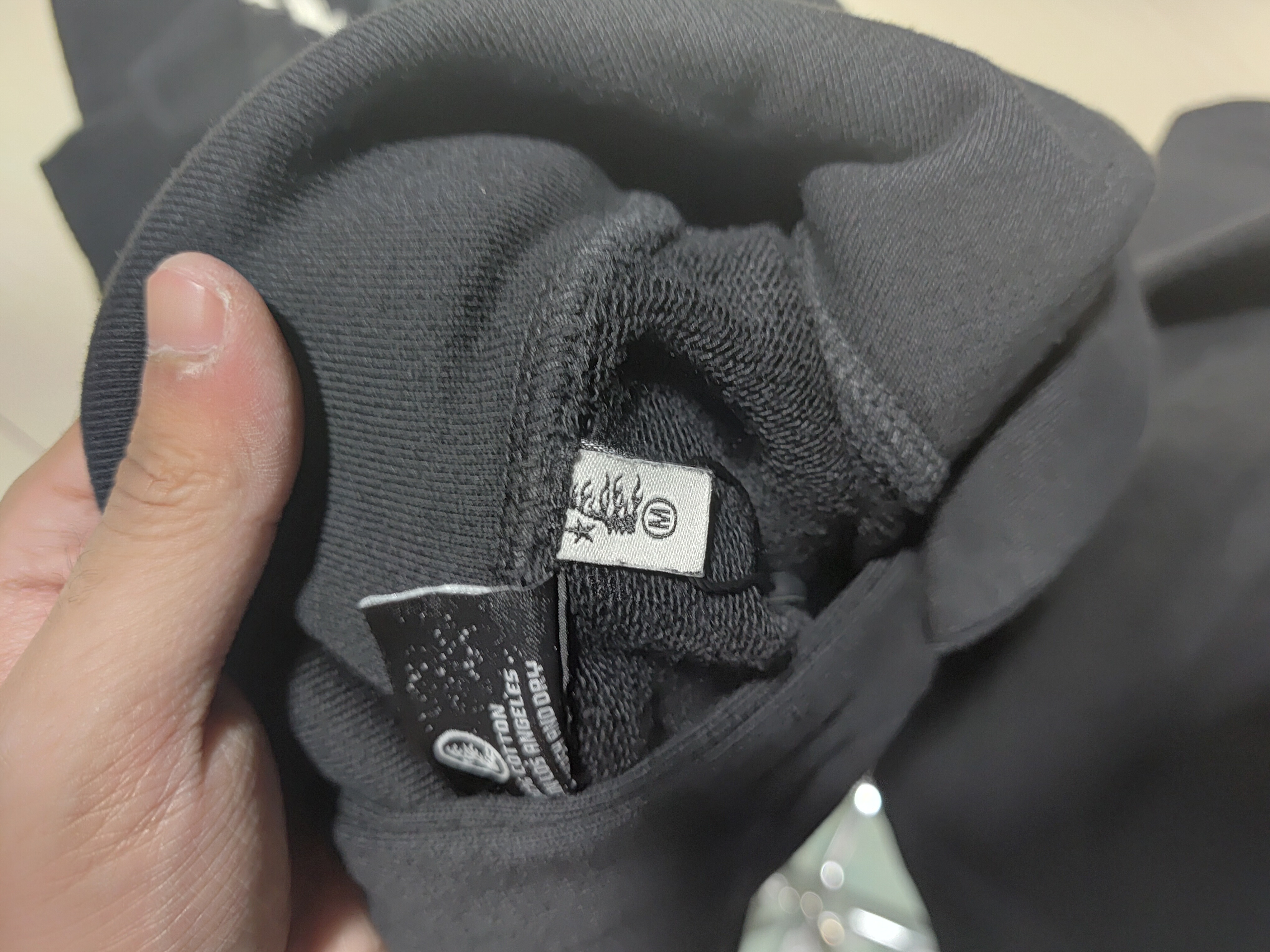 【FLASH SALE】Hellstar Hell Red Flare star Retro washed distressed Print Hoodie #2030 Black/Red review Obosneaker 01