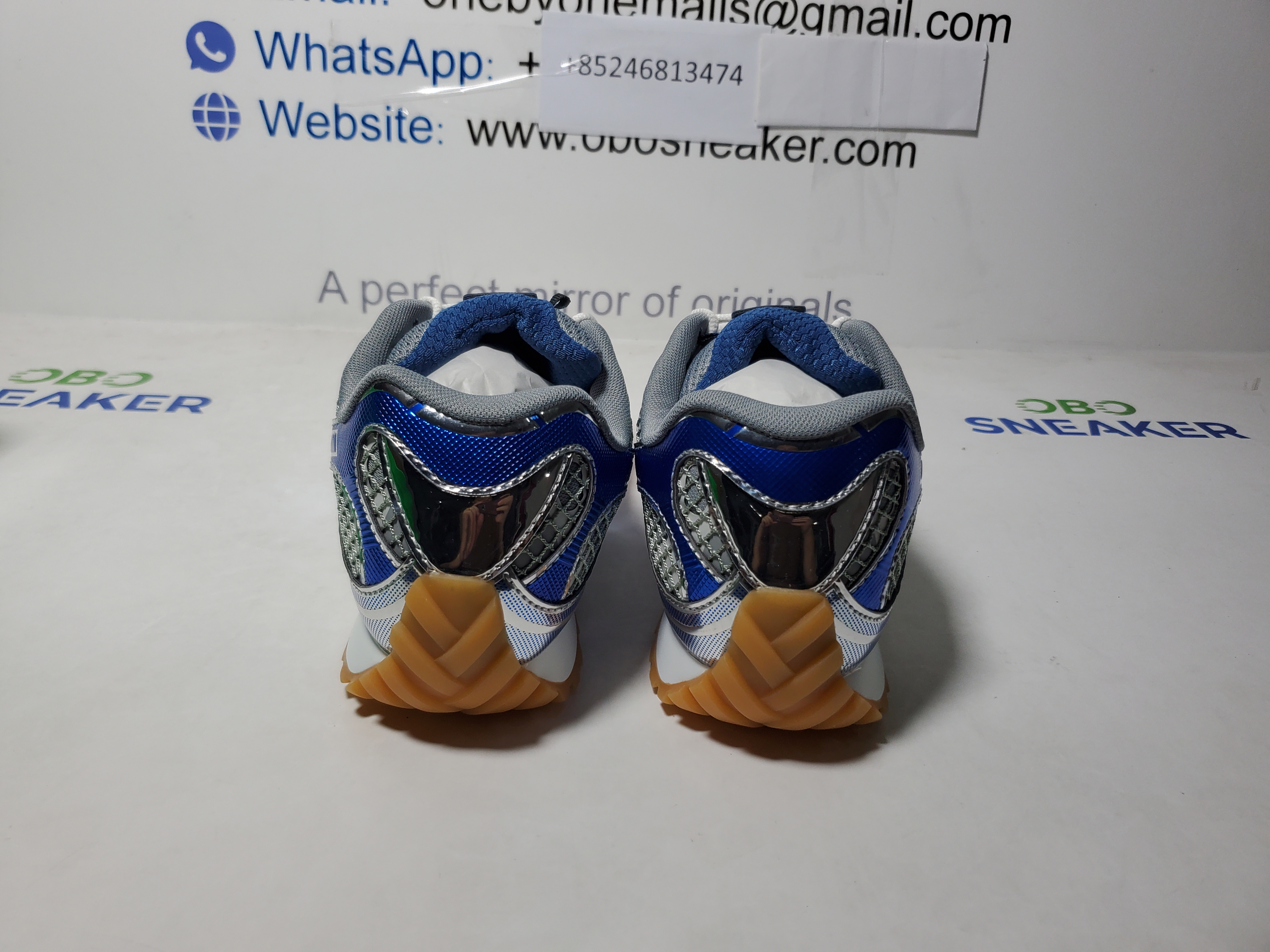 Bottega Veneta Orbit Silver Blue Grey 741357V2X401375 review Obosneaker 02