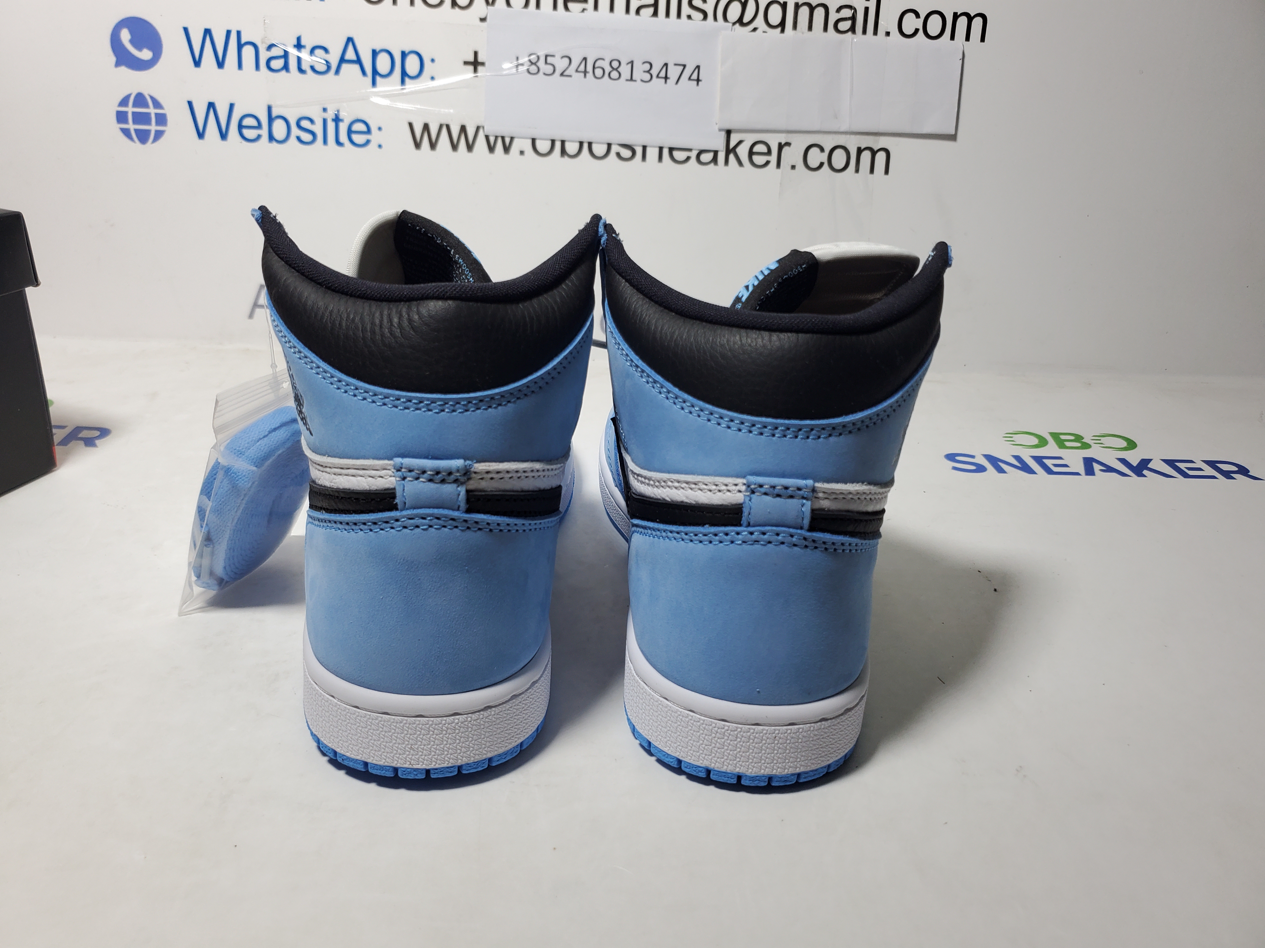 【Black 5 Sale】Top Version Air Jordan 1 High OG University Blue 555088-134 review Obosneaker 02