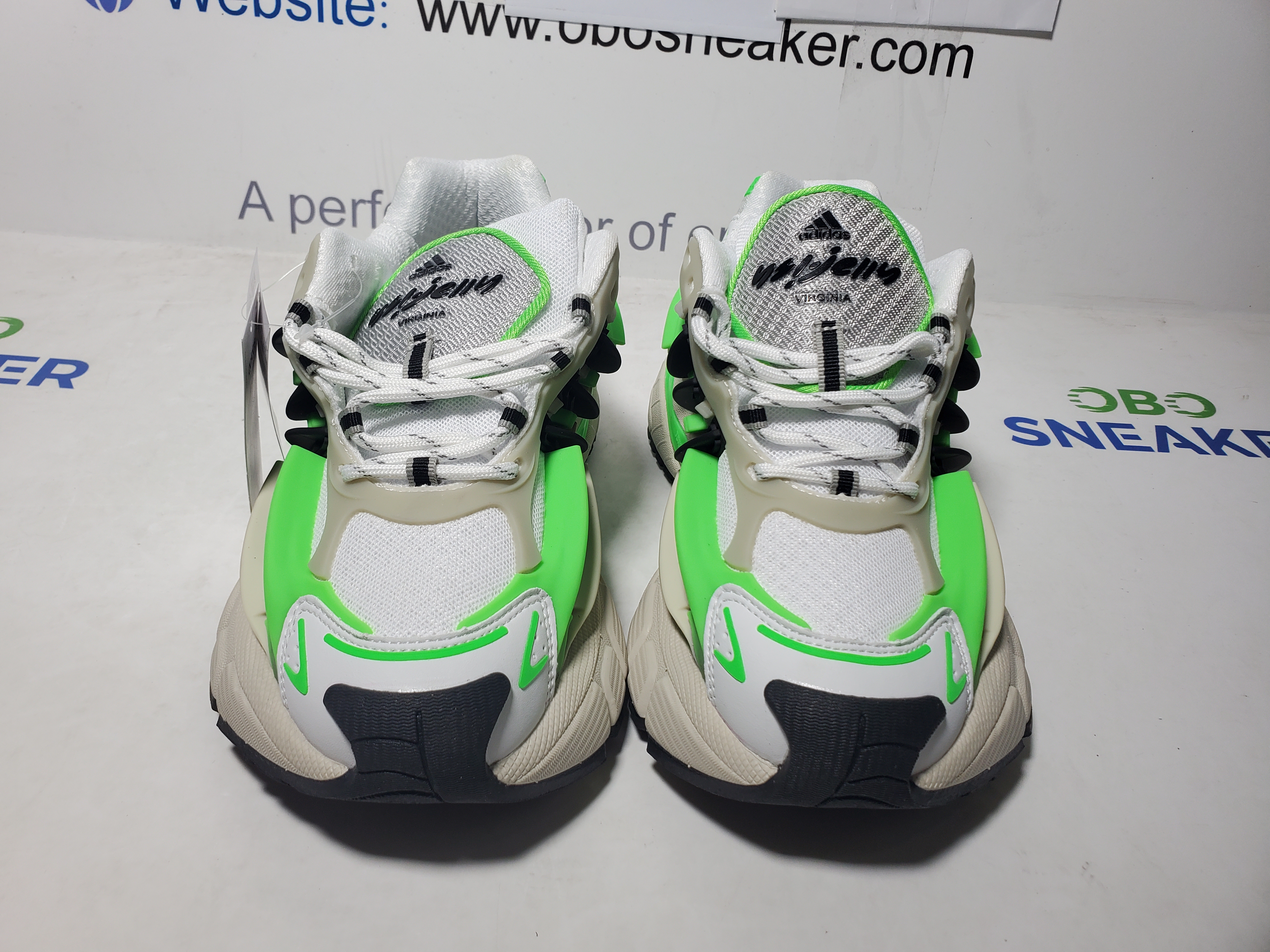 Adidas x Pharrell x VIRGINIA Adistar Jellyfish Focus Olive Real Green JP9260 review Obosneaker 03