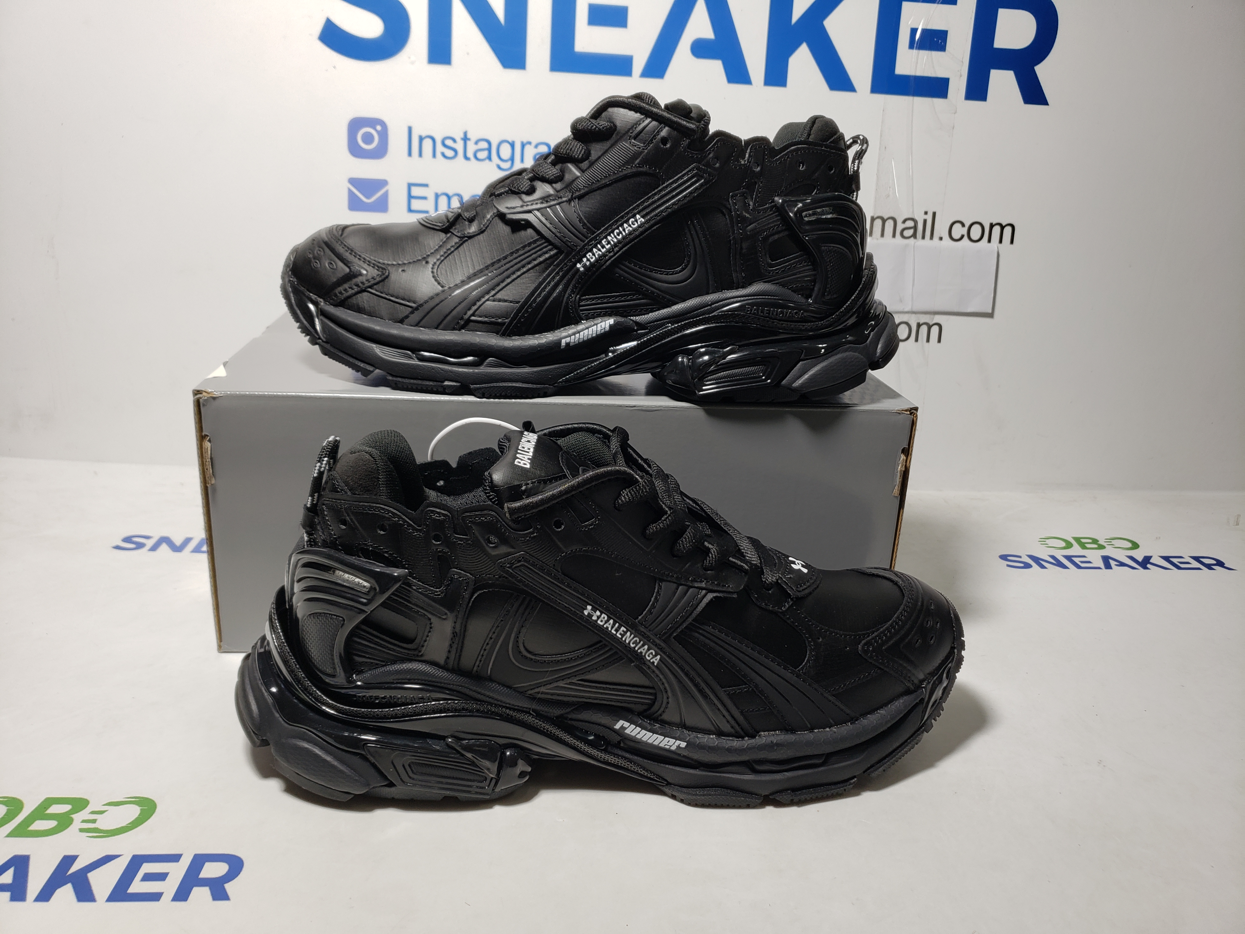 Under Armour x Balenciaga Runner Sneaker Black 813793 WRUCU 1000 review Obosneaker 00