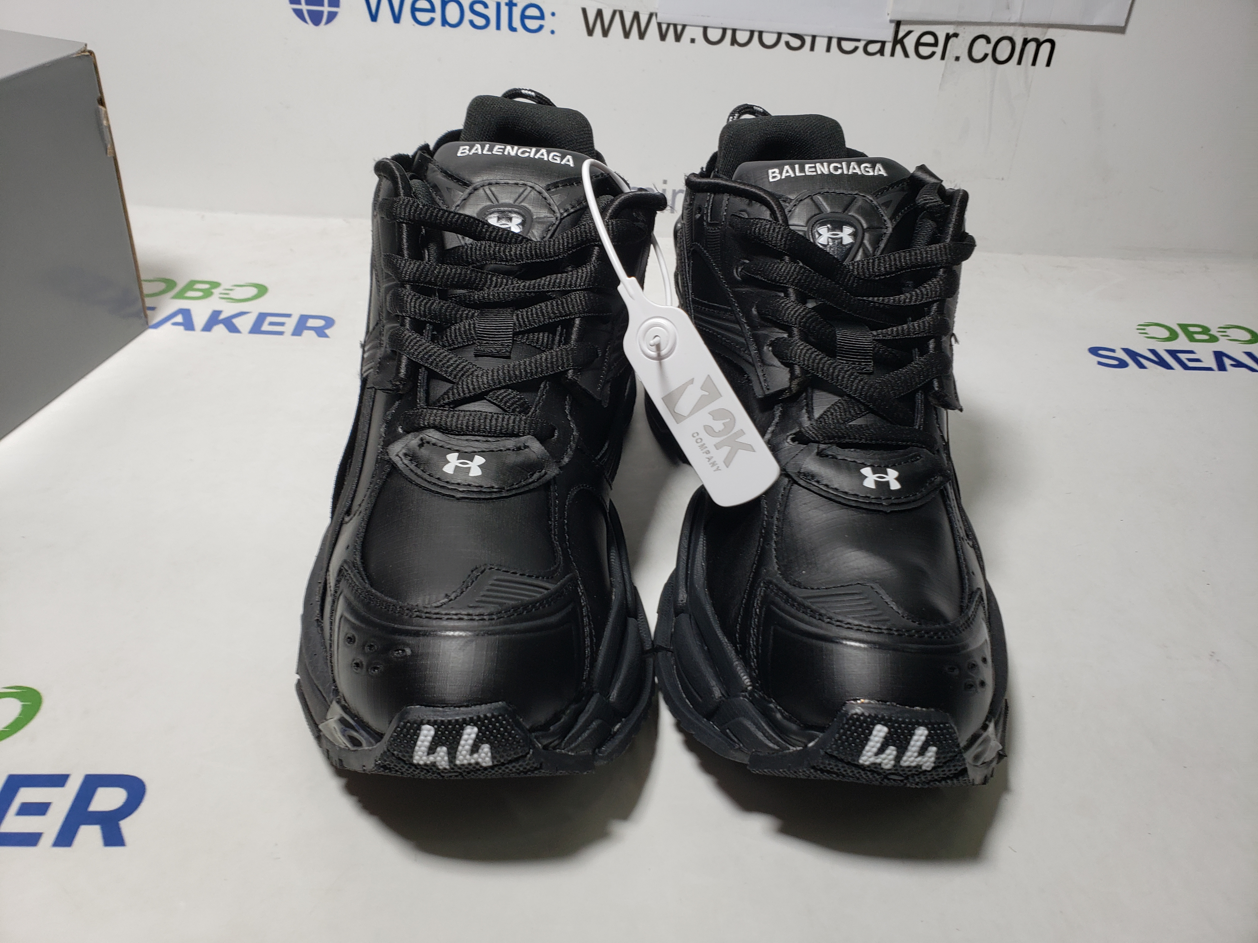 Under Armour x Balenciaga Runner Sneaker Black 813793 WRUCU 1000 review Obosneaker 03