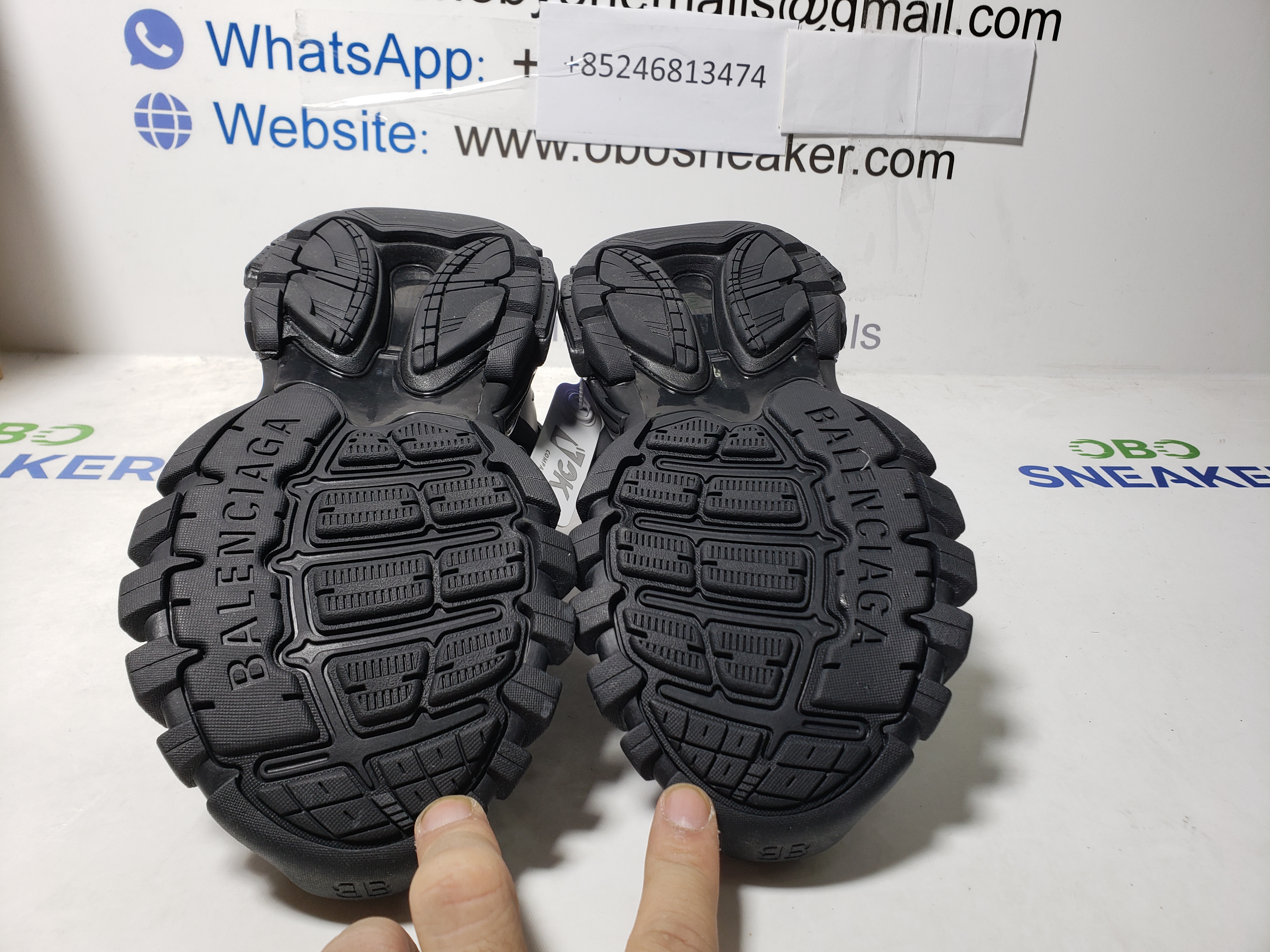 Balenciaga Tess S.Black 555032 W1GB7 1000 (With LED) review Obosneaker 04