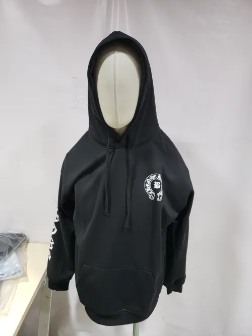  CHROME HEARTS BELLA LEATHER PATCH HOODIE-2 review 